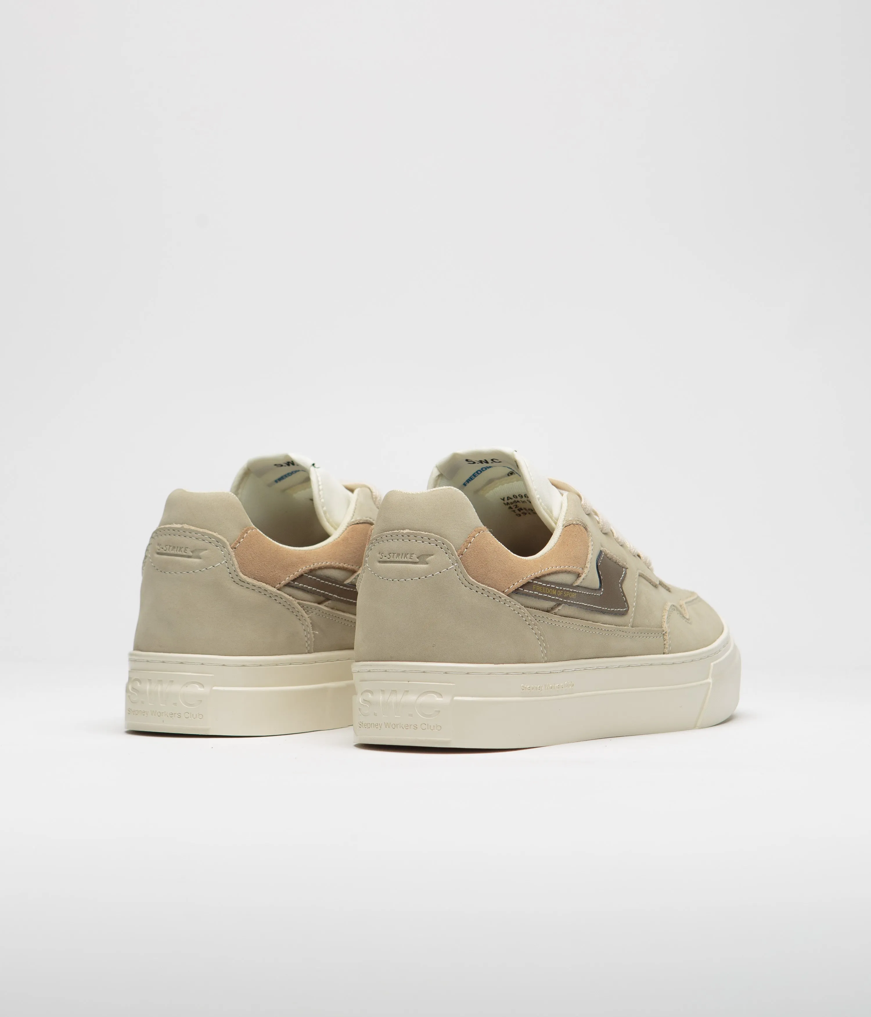 Stepney Workers Club Pearl S-Strike Nubuck-Schuhe - Sand Stepney Workers Club Schuhe