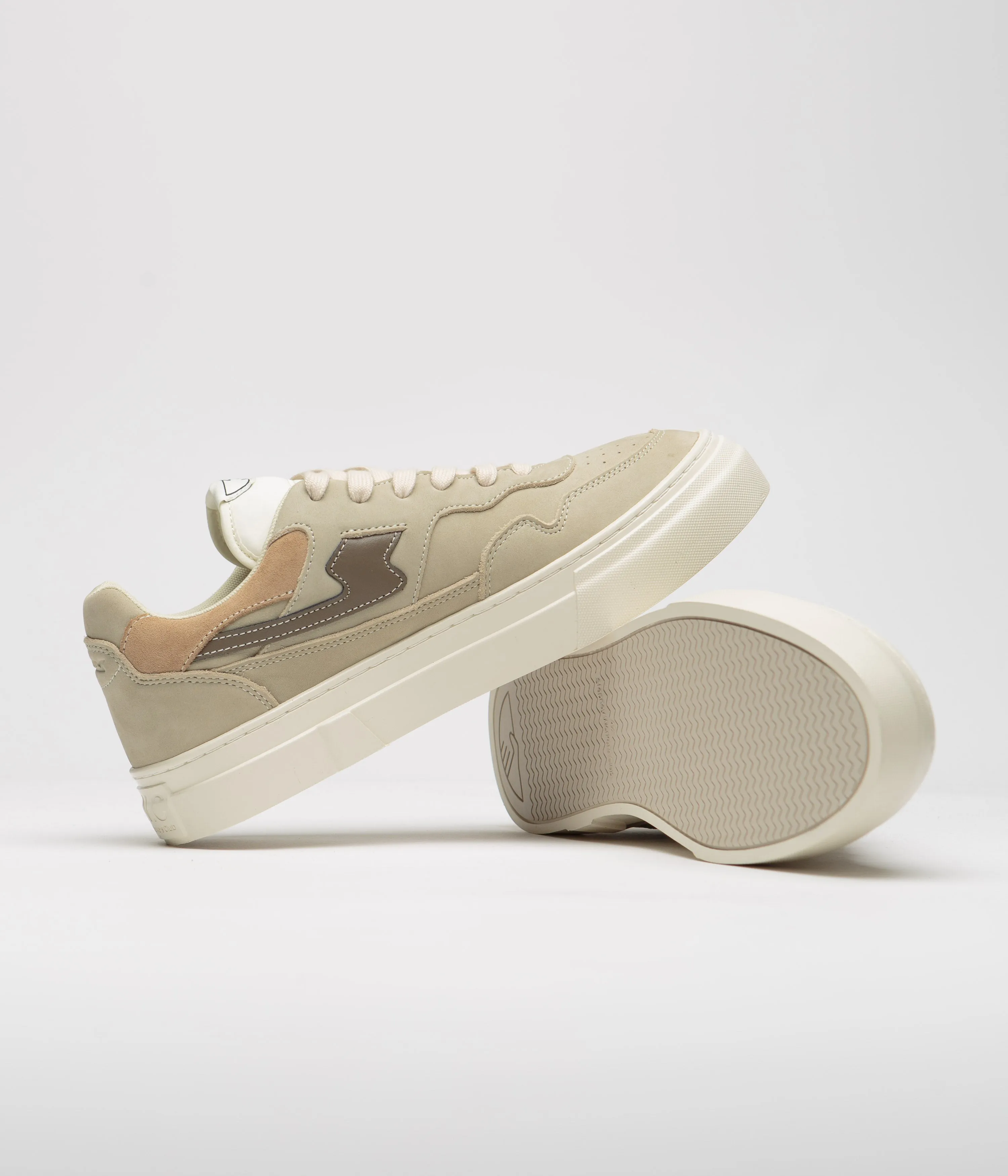 Stepney Workers Club Pearl S-Strike Nubuck-Schuhe - Sand Stepney Workers Club Schuhe
