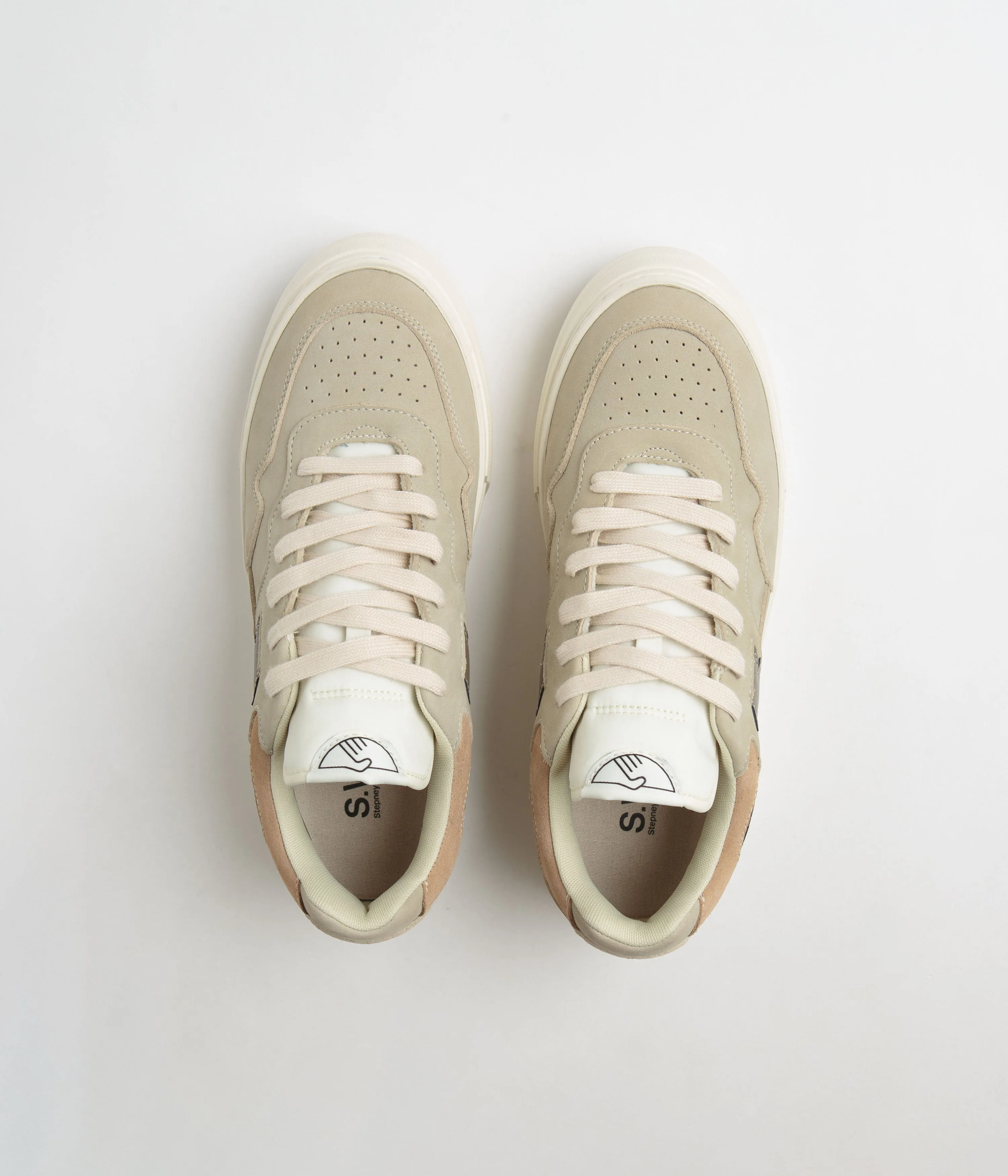 Stepney Workers Club Pearl S-Strike Nubuck-Schuhe - Sand Stepney Workers Club Schuhe