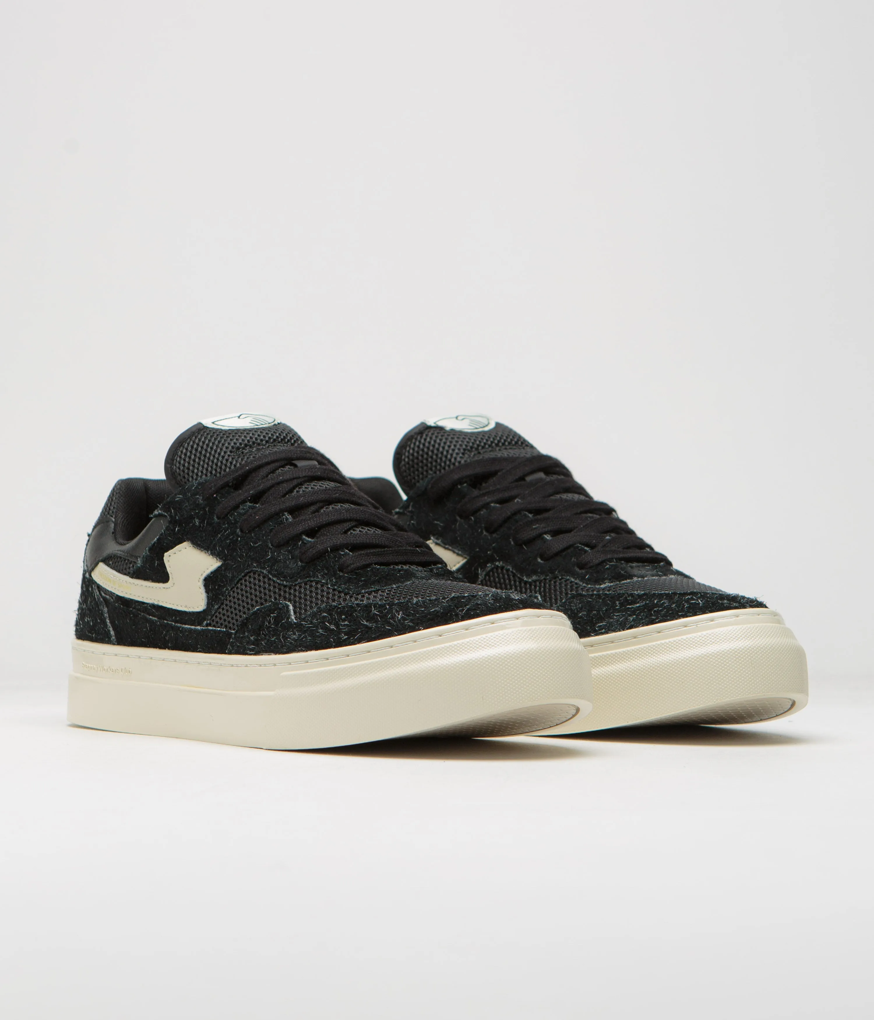 Stepney Workers Club Pearl S-Strike Rohwildleder Schuhe - Schwarz Stepney Workers Club Schuhe