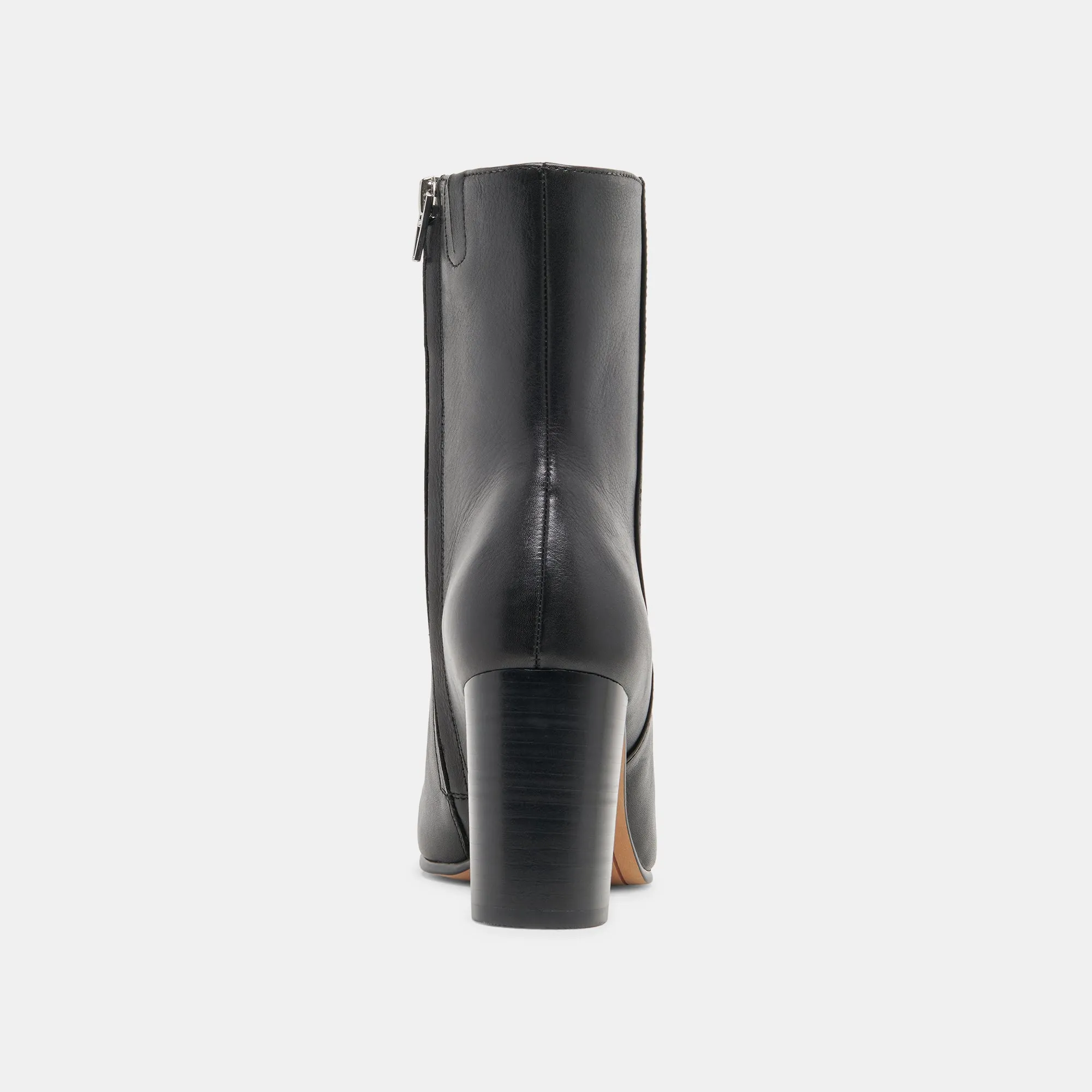 SUZY STIEFELETTEN SCHWARZES LEDER