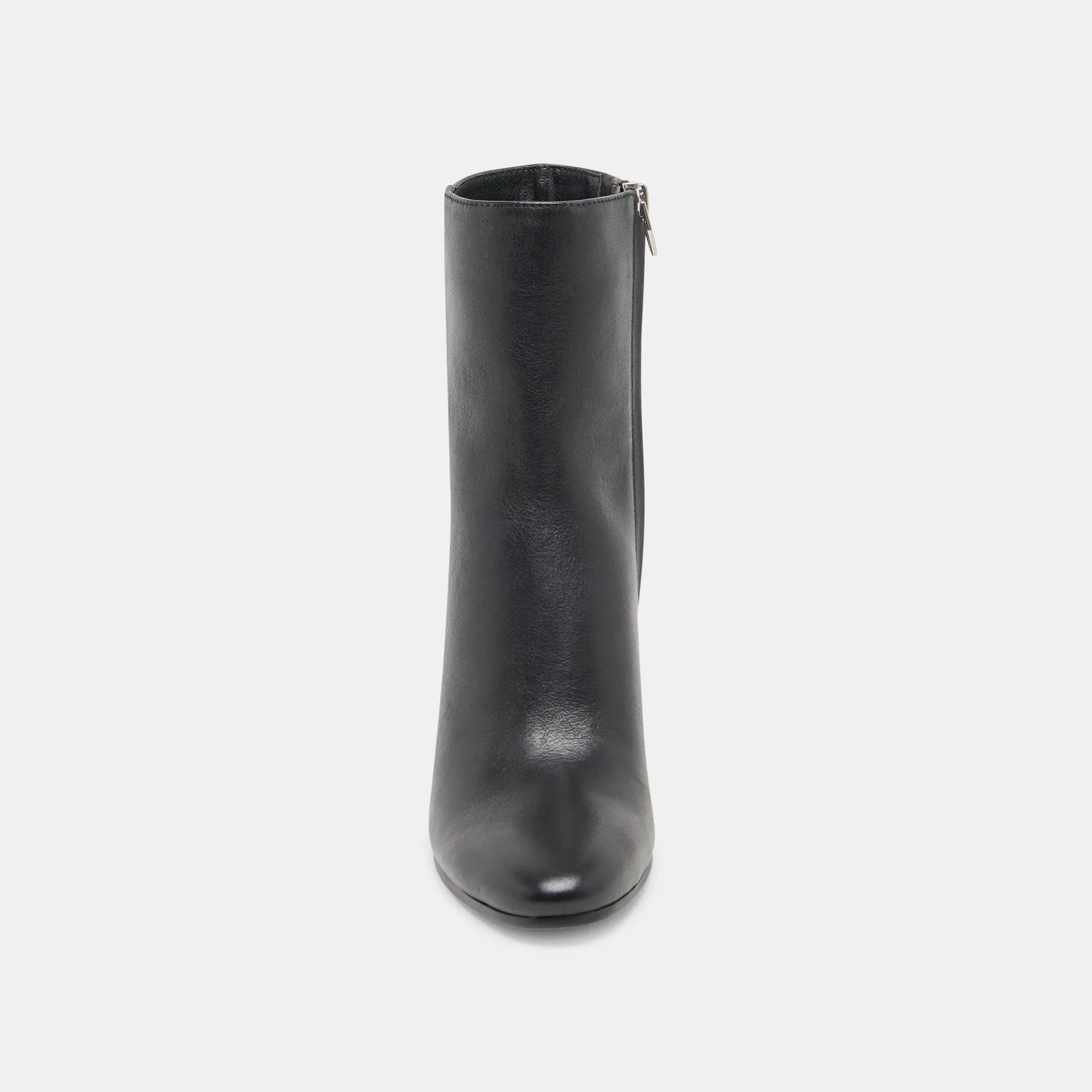 SUZY STIEFELETTEN SCHWARZES LEDER