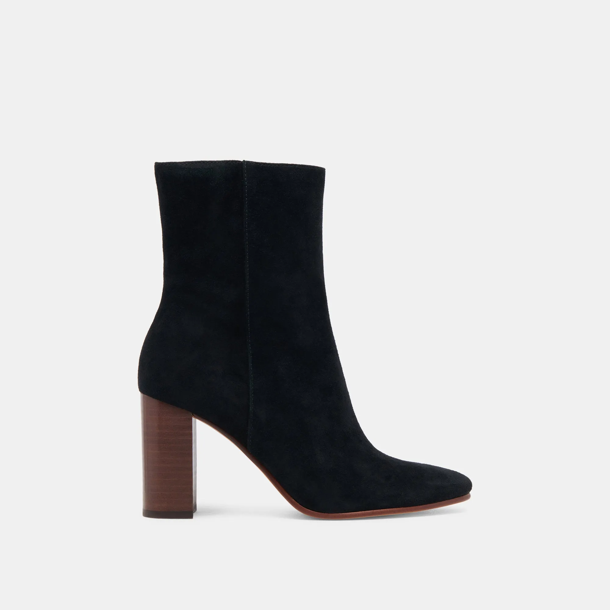 SUZY STIEFELETTEN ONYX WILDLEDER