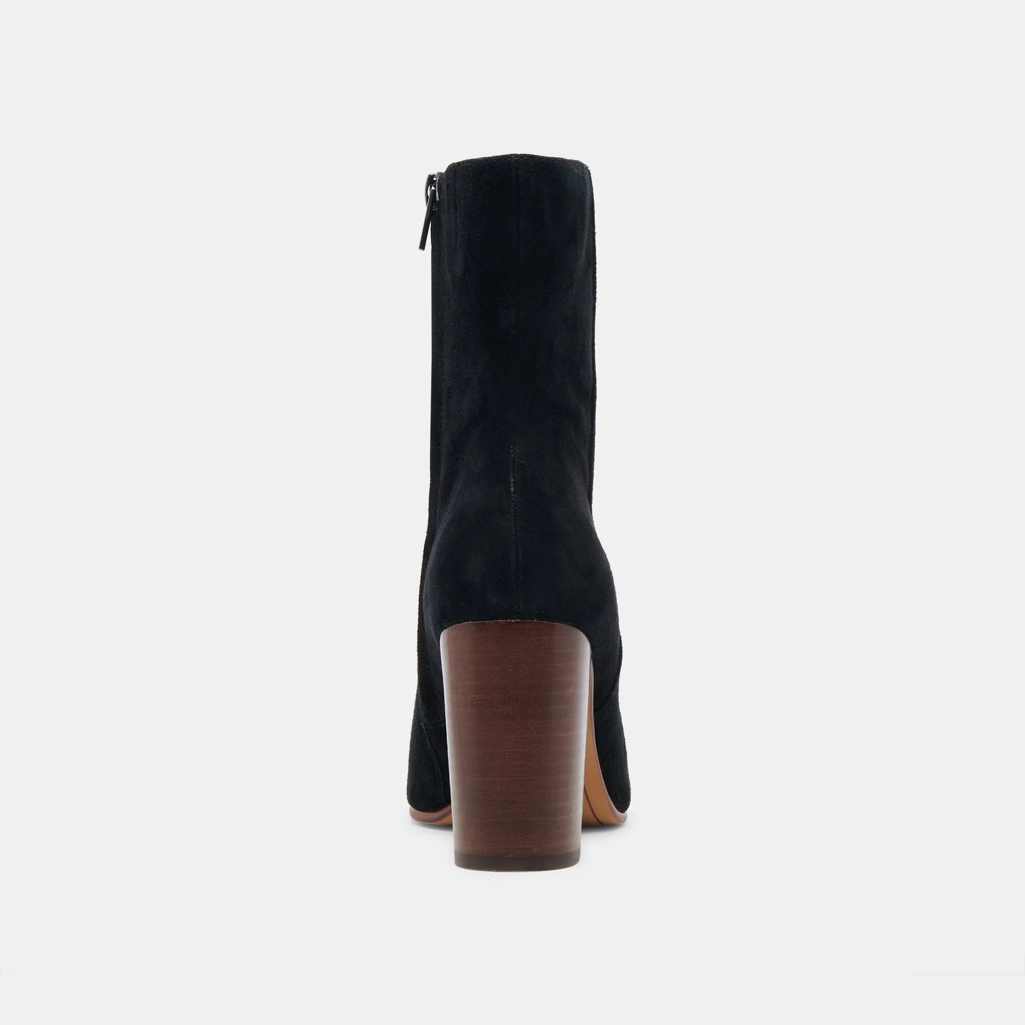 SUZY STIEFELETTEN ONYX WILDLEDER