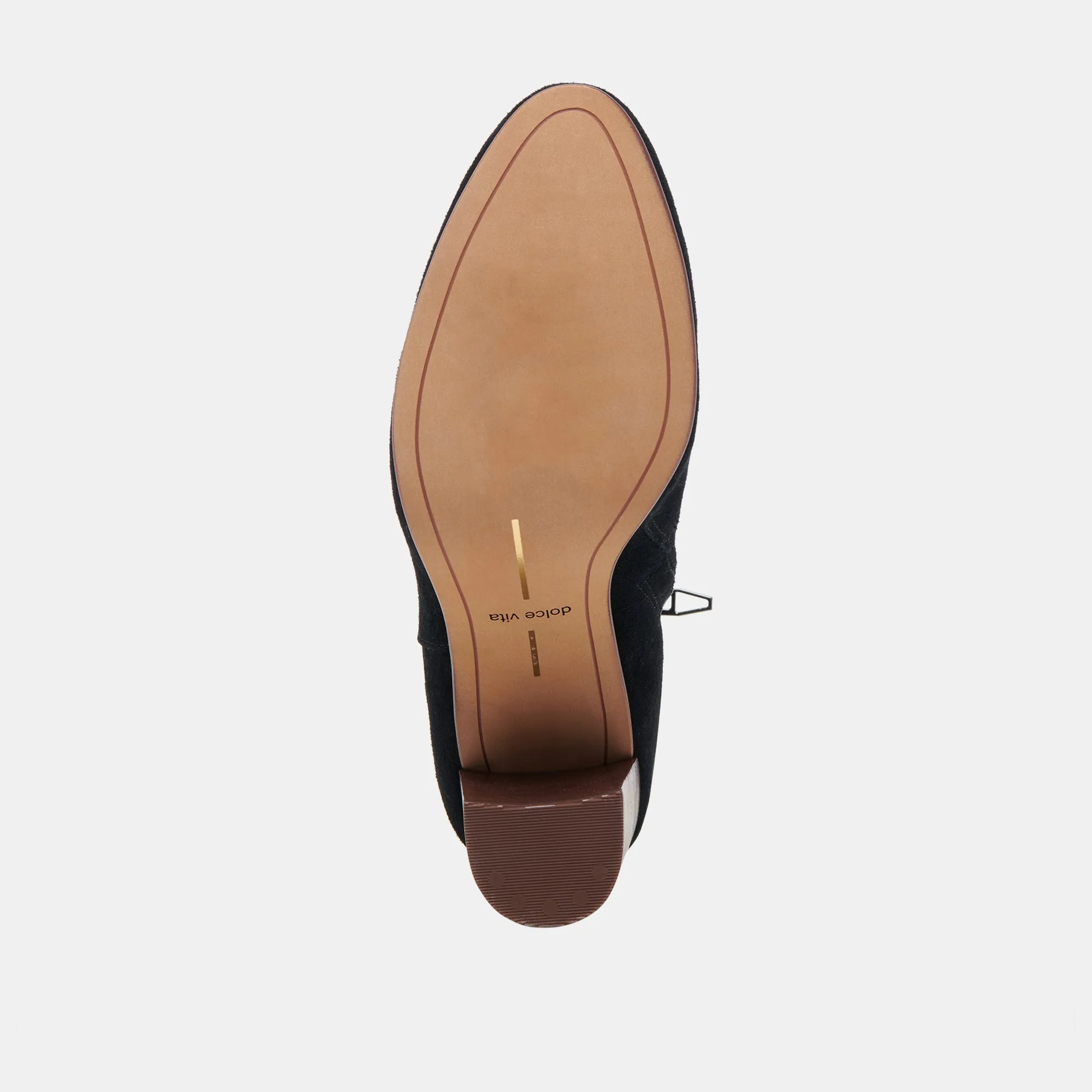 SUZY STIEFELETTEN ONYX WILDLEDER