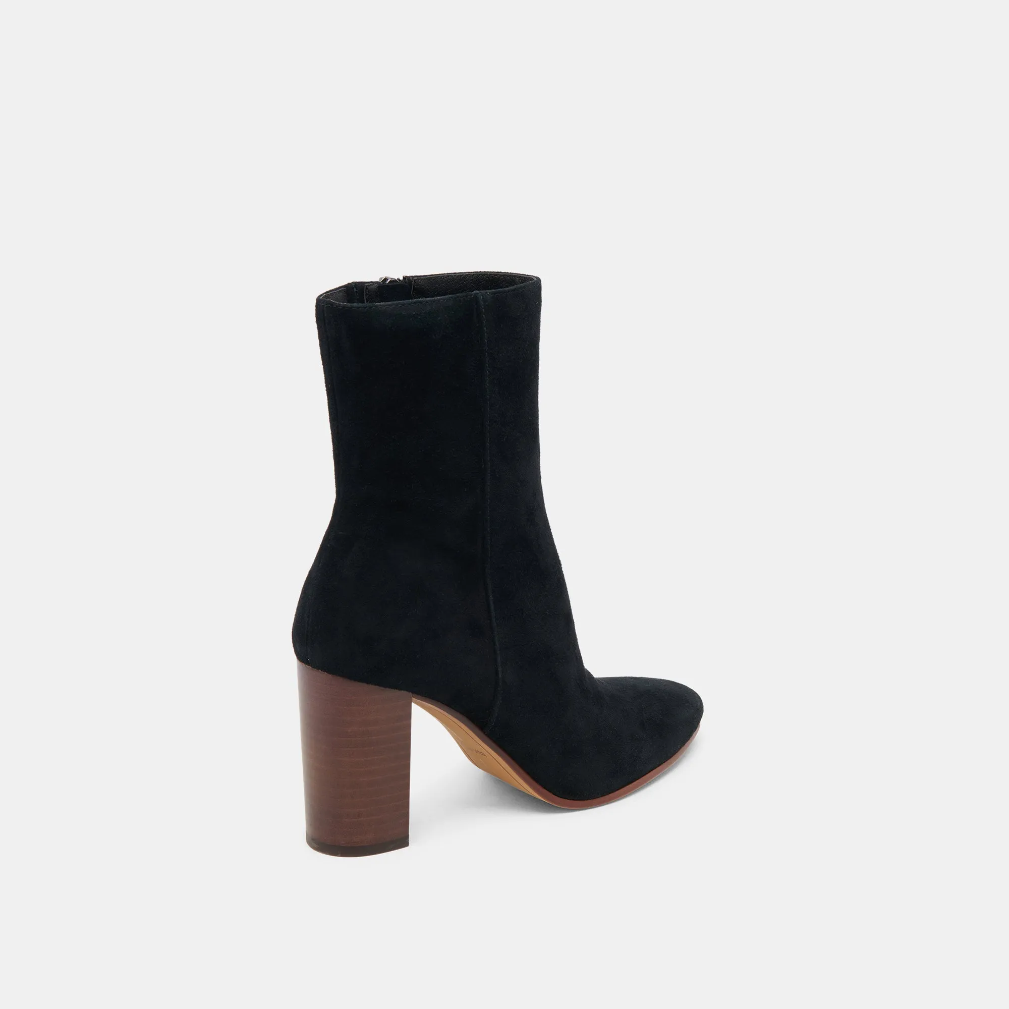 SUZY STIEFELETTEN ONYX WILDLEDER