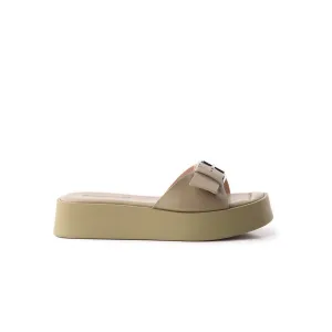 Süßes Hell Khaki Leder