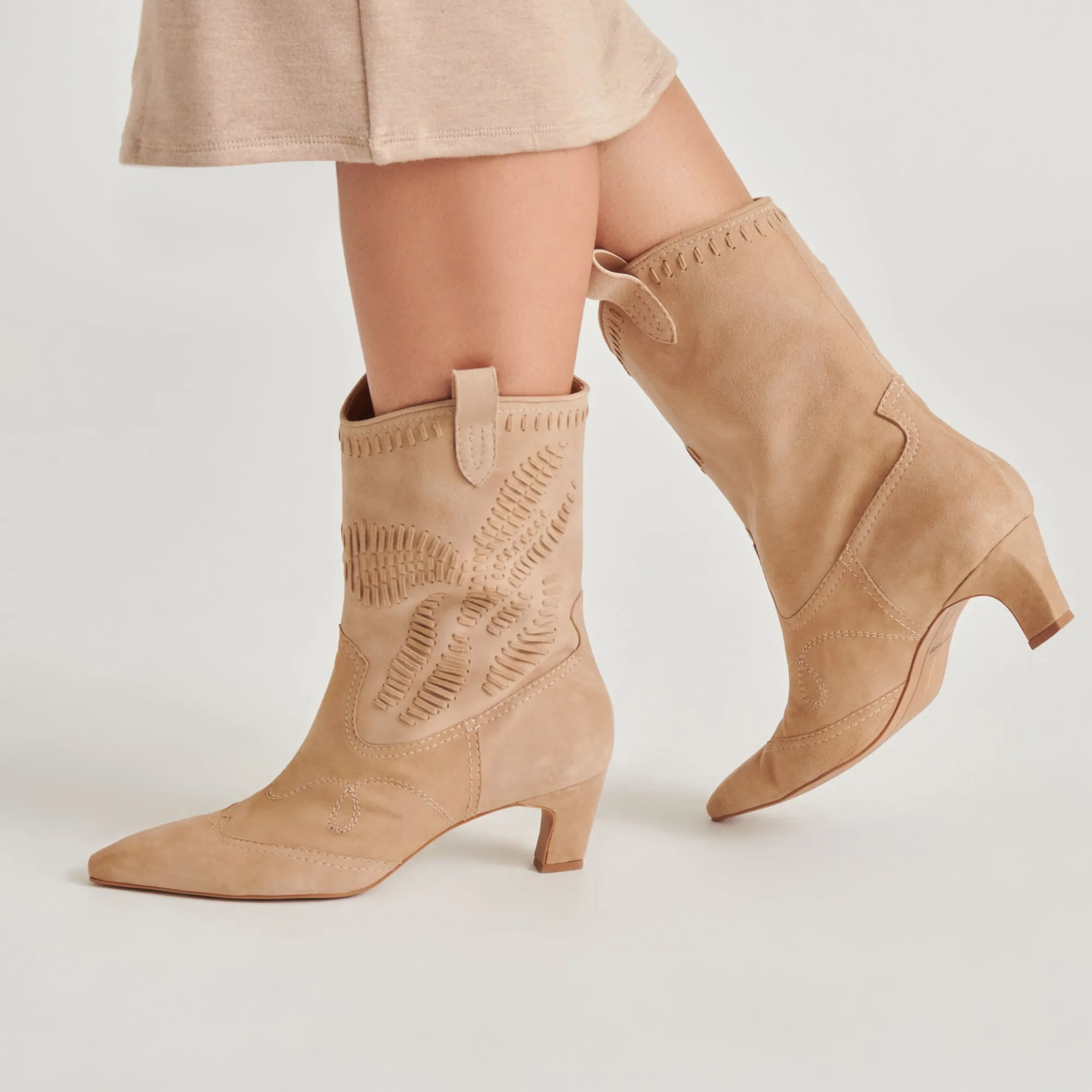 TAVLA STIEFEL KAMEL WILDLEDER