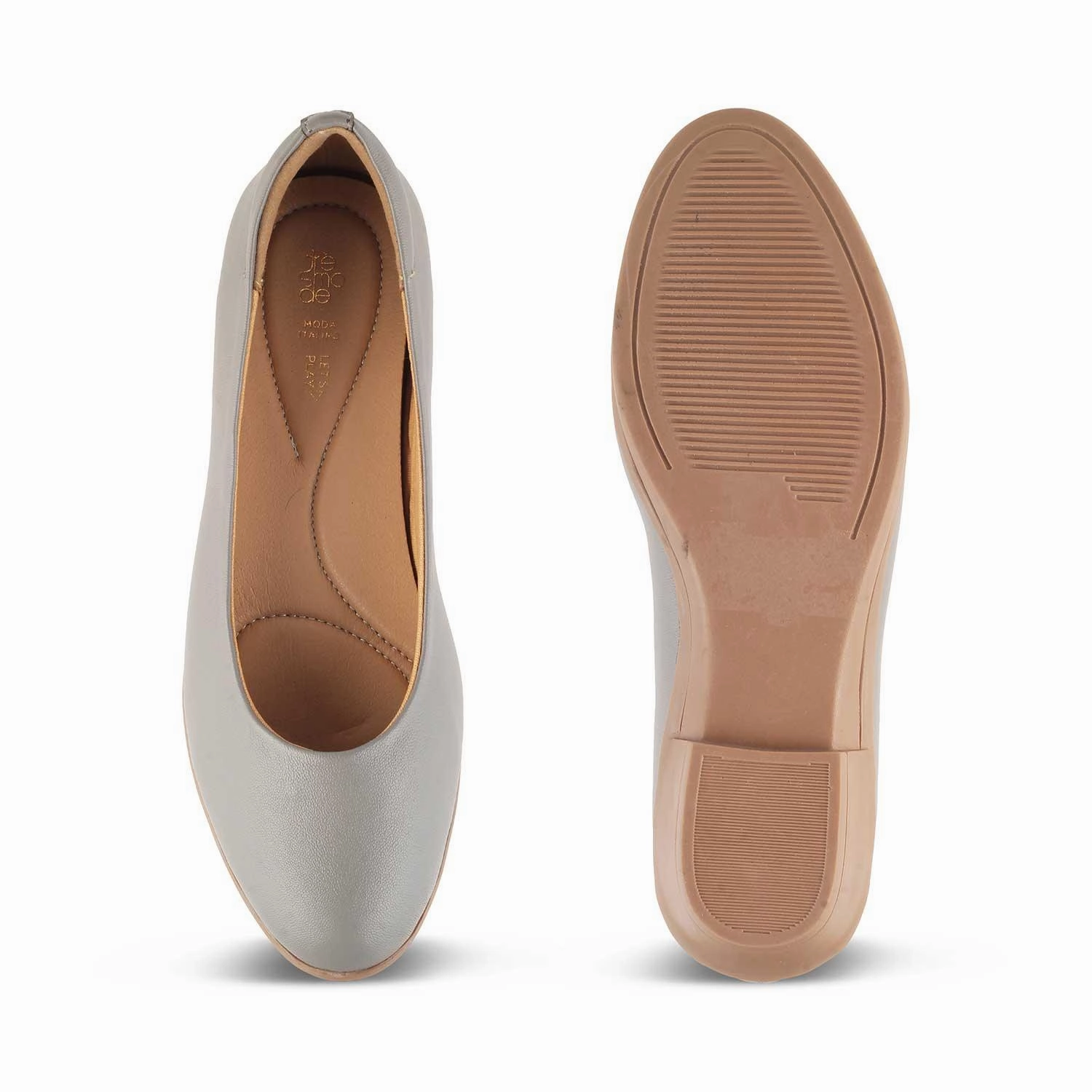 The Bolino Grey Women's Casual Ballerinas Tresmode