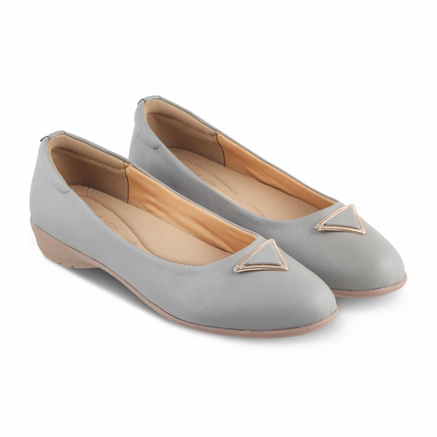 Die Cheviz Grauen Damen-Ballerinas Tresmode