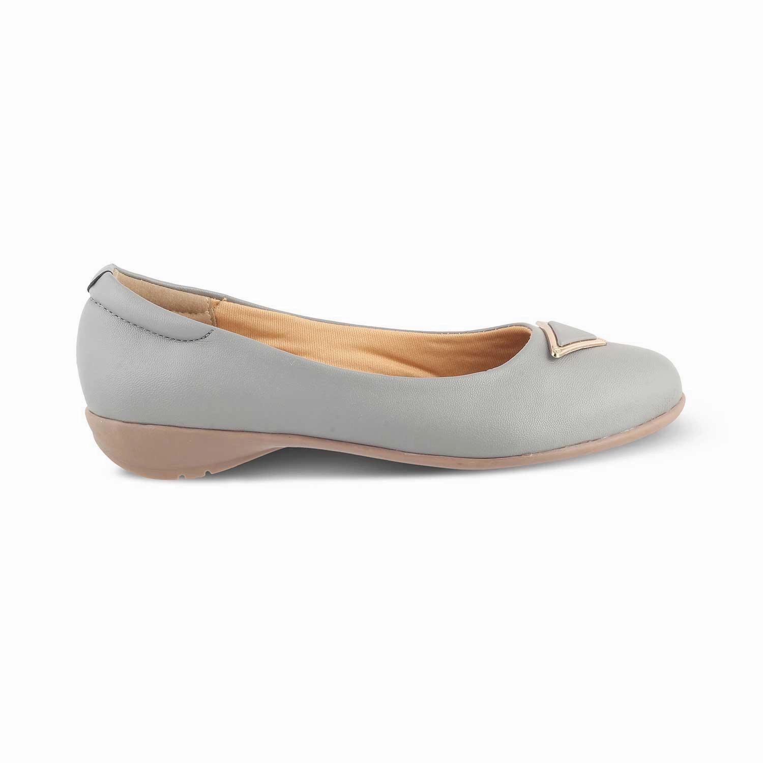 Die Cheviz Grauen Damen-Ballerinas Tresmode