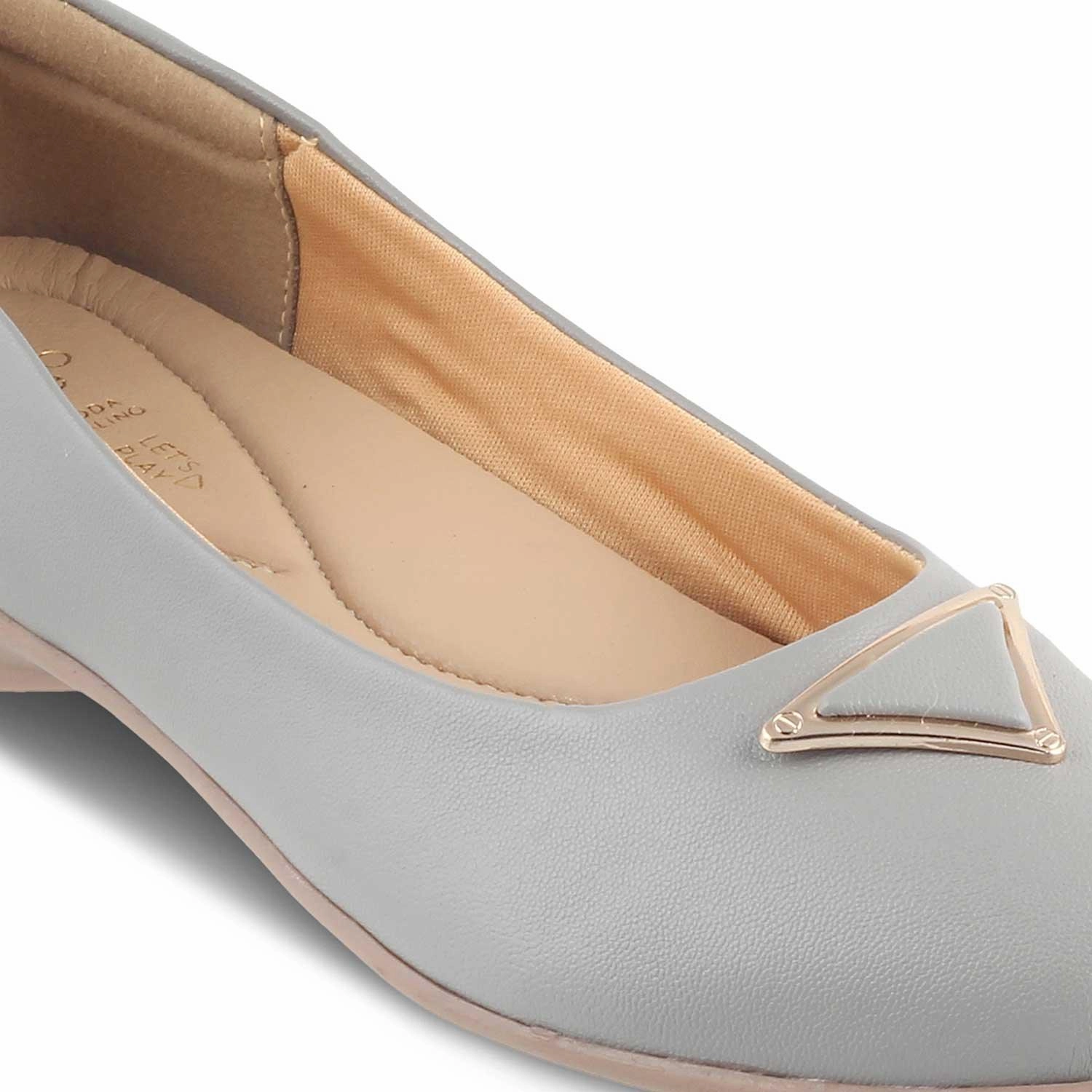 Die Cheviz Grauen Damen-Ballerinas Tresmode
