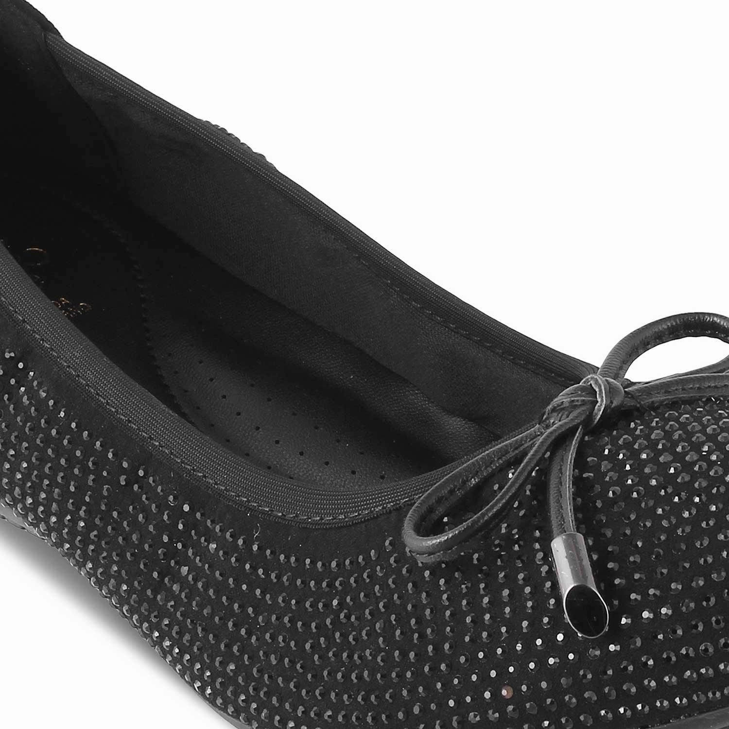 Die Diamond Black Damen Ballerinas von Tresmode