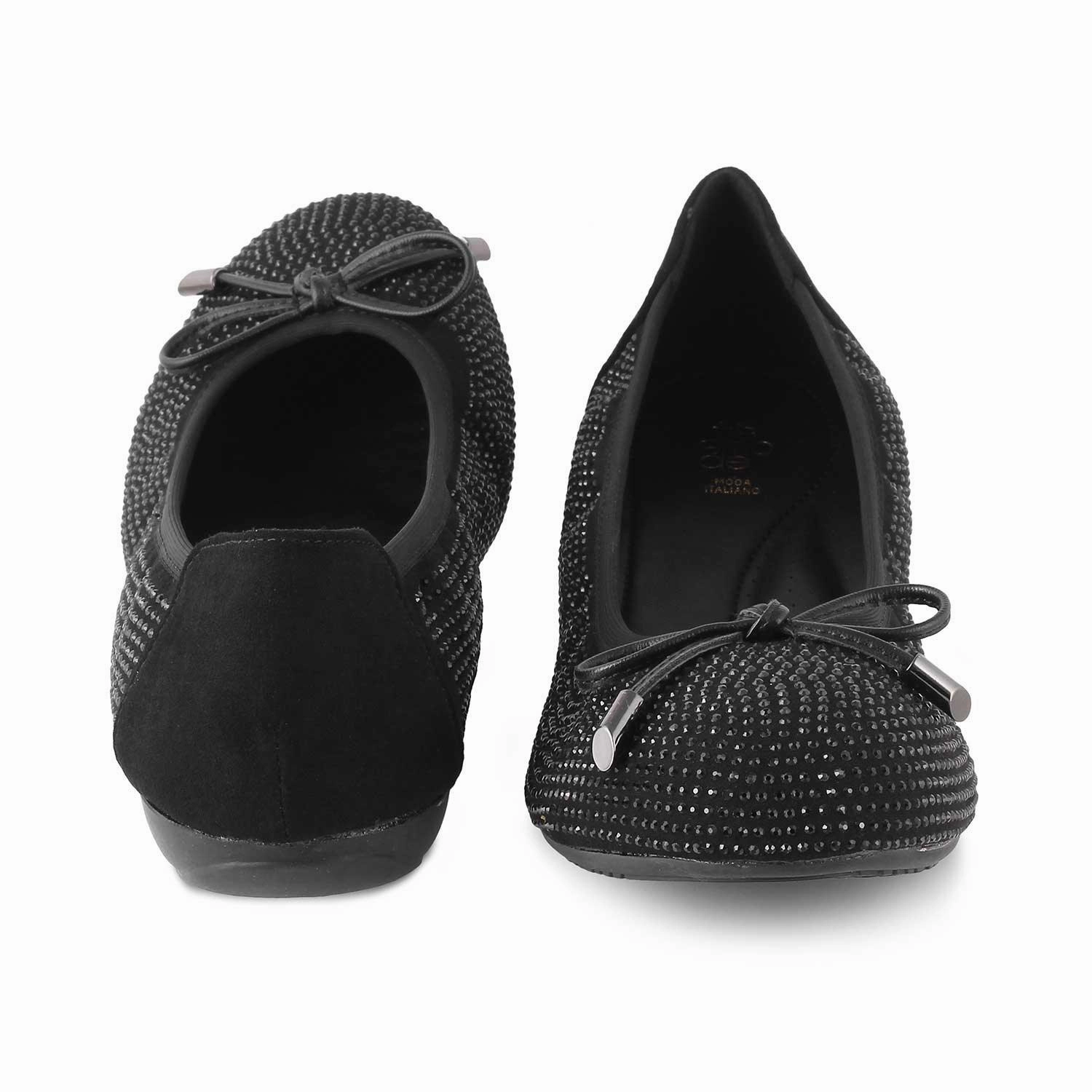 Die Diamond Black Damen Ballerinas von Tresmode