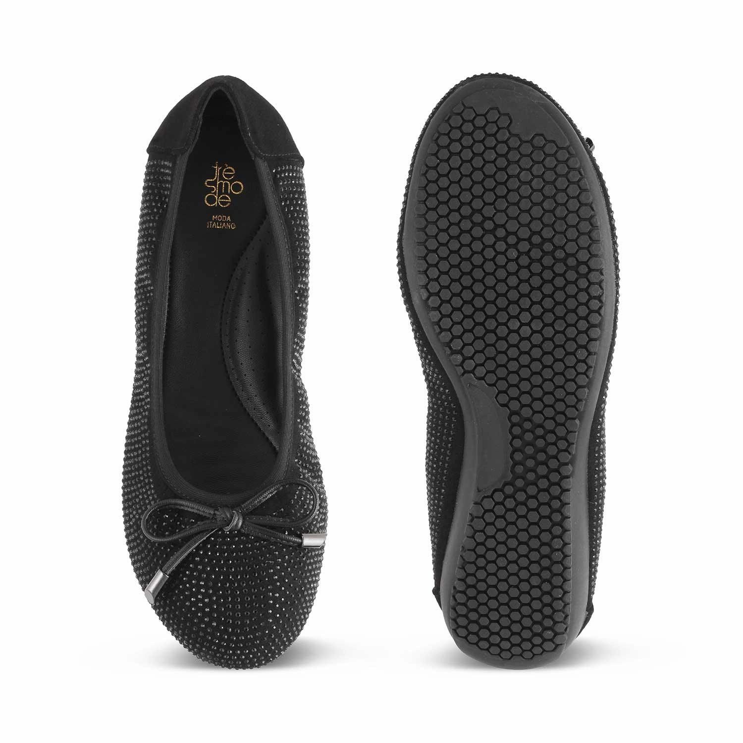 Die Diamond Black Damen Ballerinas von Tresmode