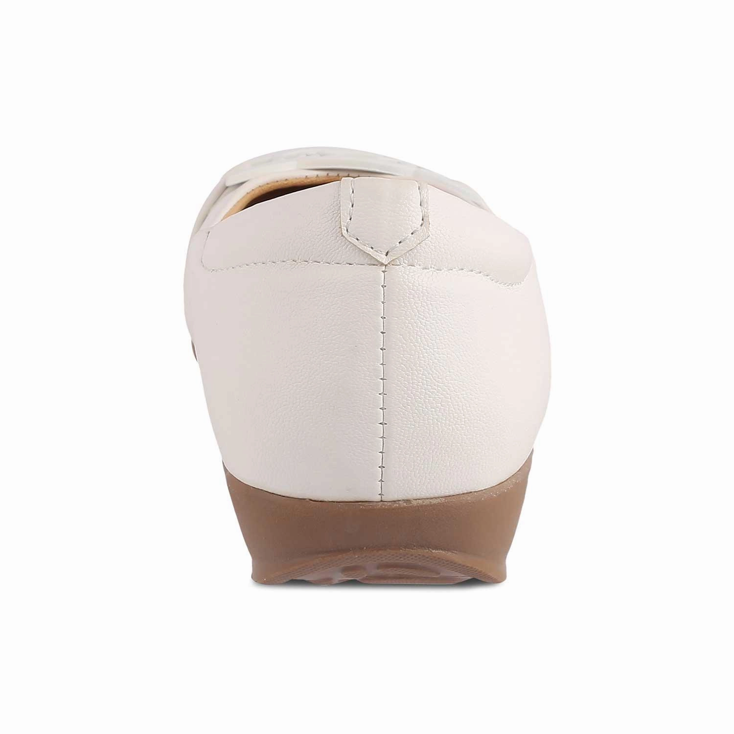 Die Geom Weiß Damen Ballerinas Tresmode