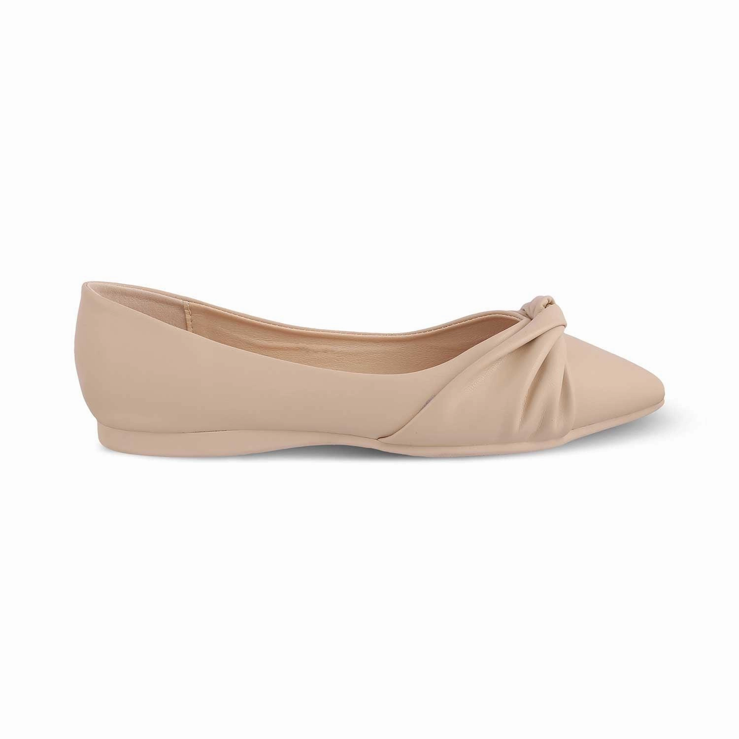 Die Molino Beige Damenballerinas Tresmode