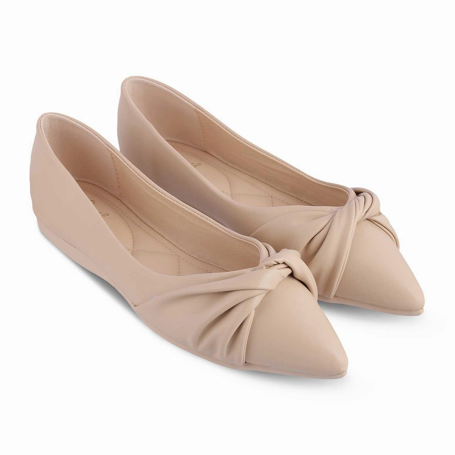 Die Molino Beige Damenballerinas Tresmode
