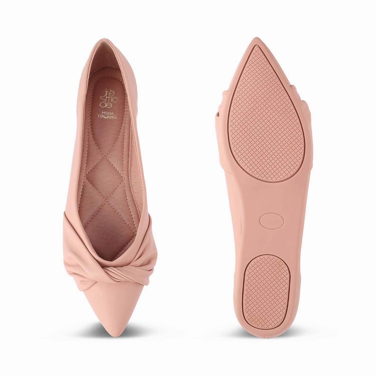Die Molino Pink Damen-Ballerinas Tresmode