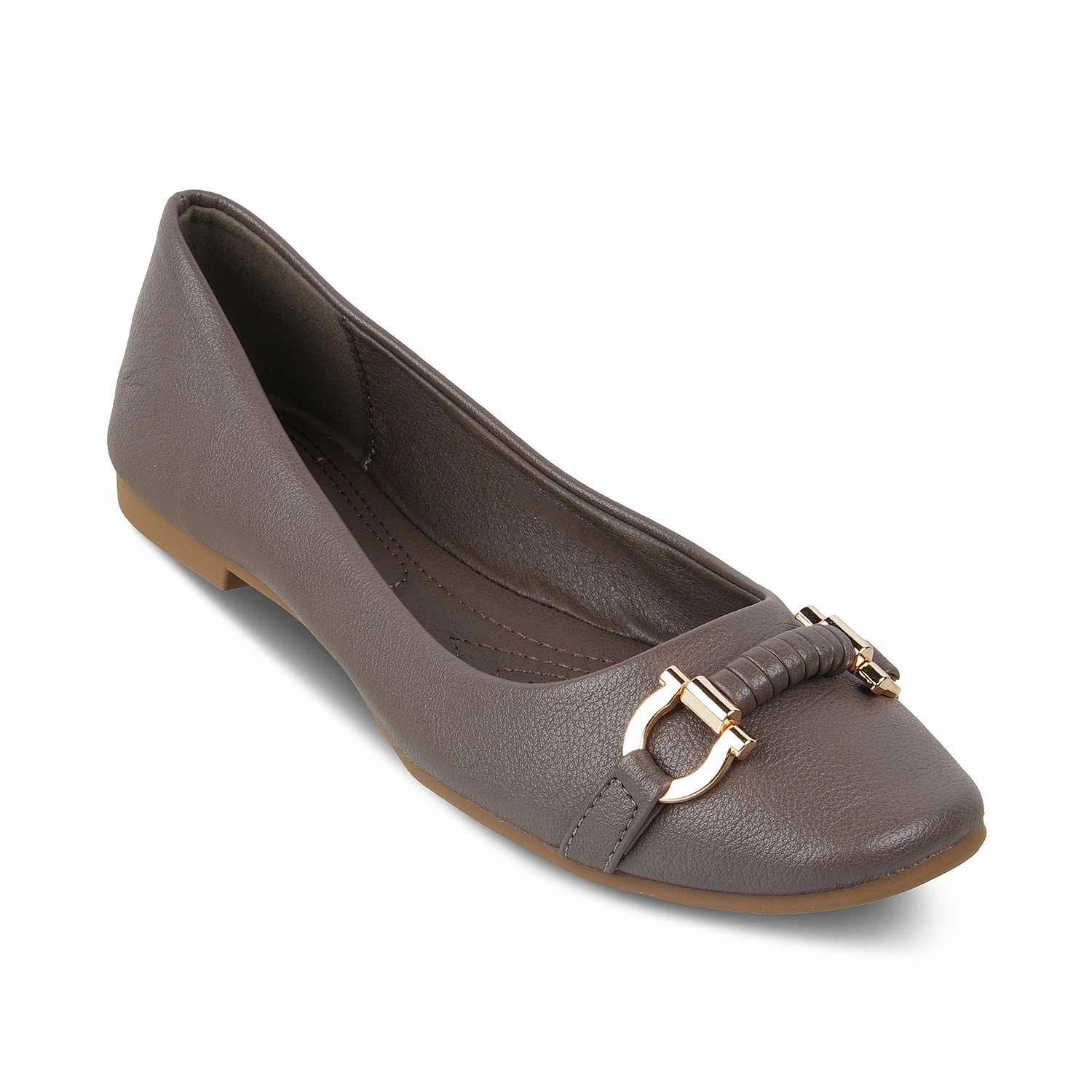 The Nante Grey Women's Casual Ballerinas Tresmode