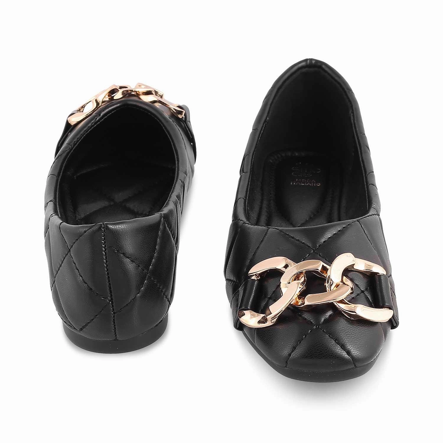 The Nuria Black Women's Dress Ballerinas Tresmode