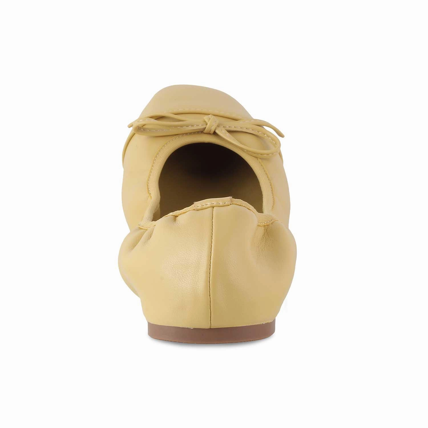 The Trebow Yellow Women's Casual Ballerinas Tresmode