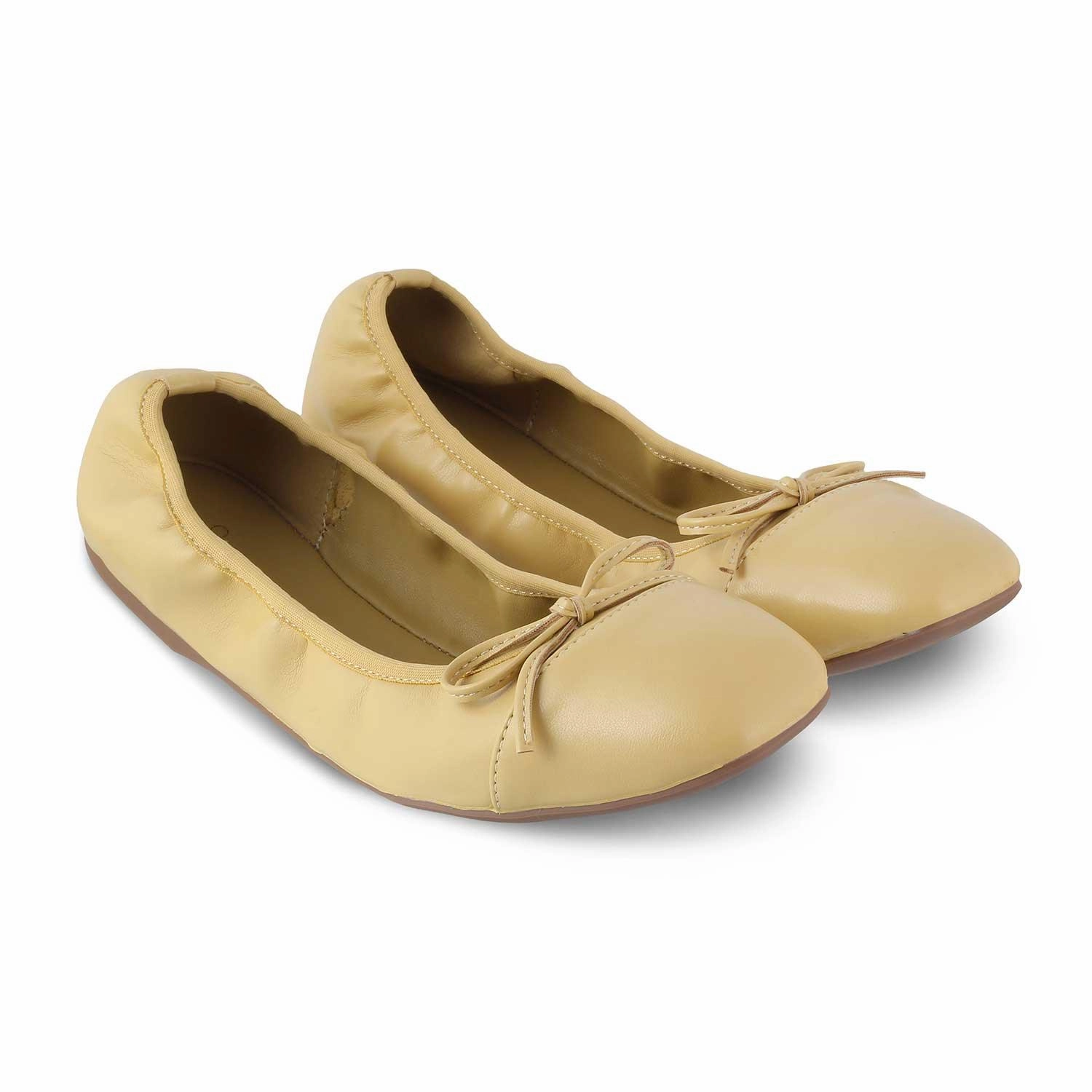 The Trebow Yellow Women's Casual Ballerinas Tresmode