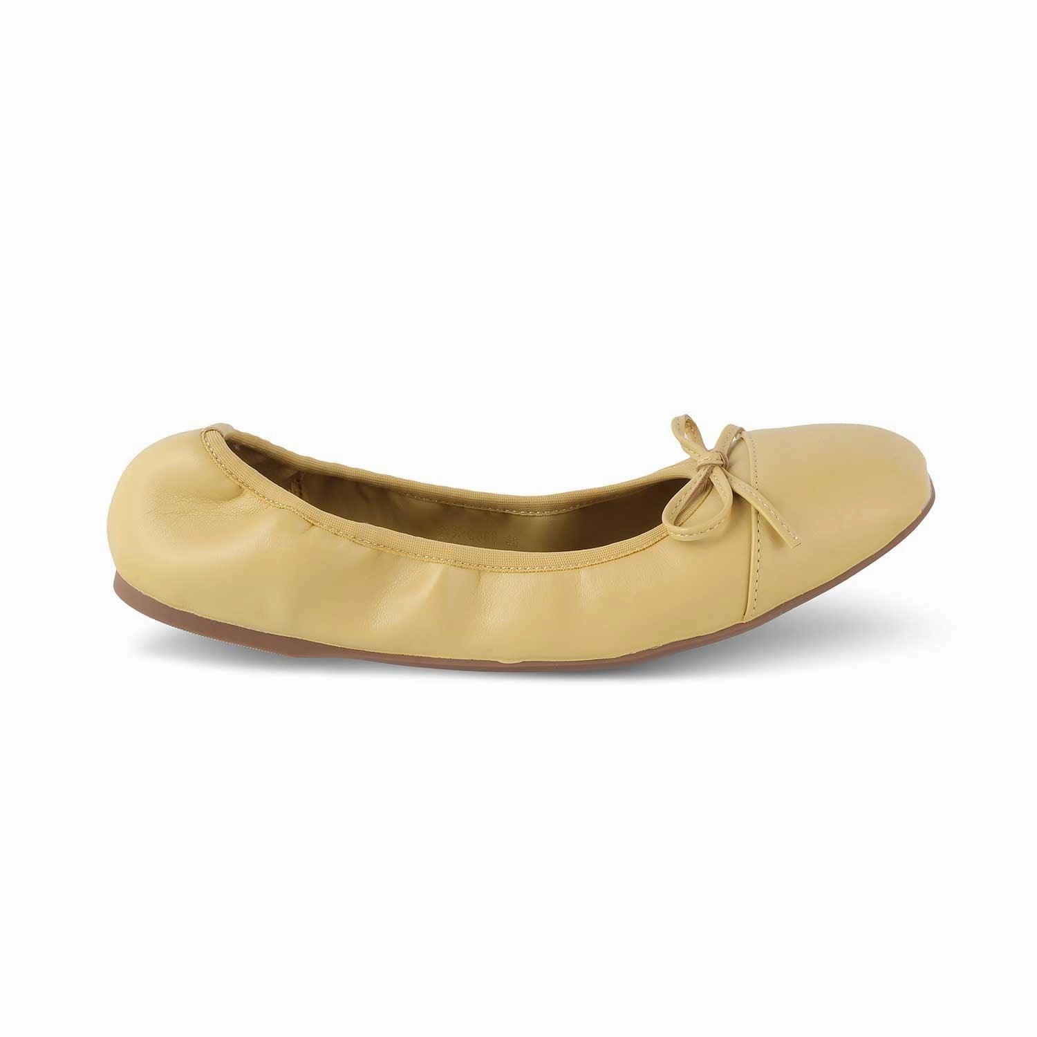 The Trebow Yellow Women's Casual Ballerinas Tresmode