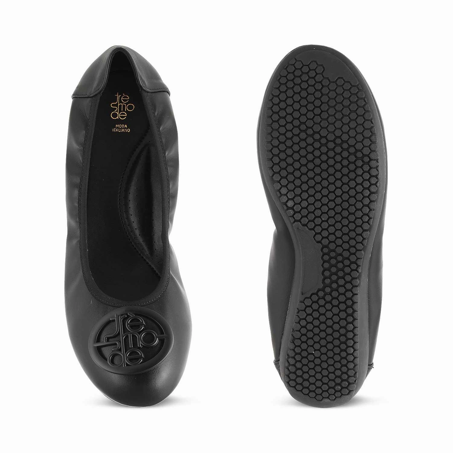 The Tresmo Black Women's Dress Ballerinas Tresmode