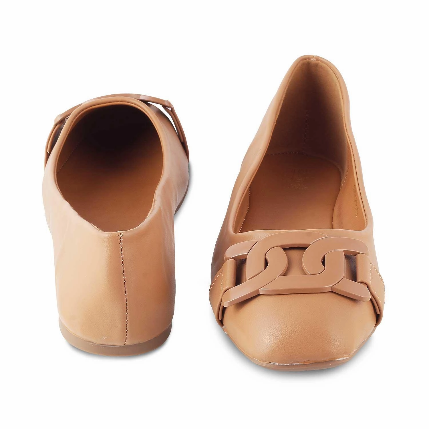 Die Tresx Tan Damen-Ballerinas Tresmode