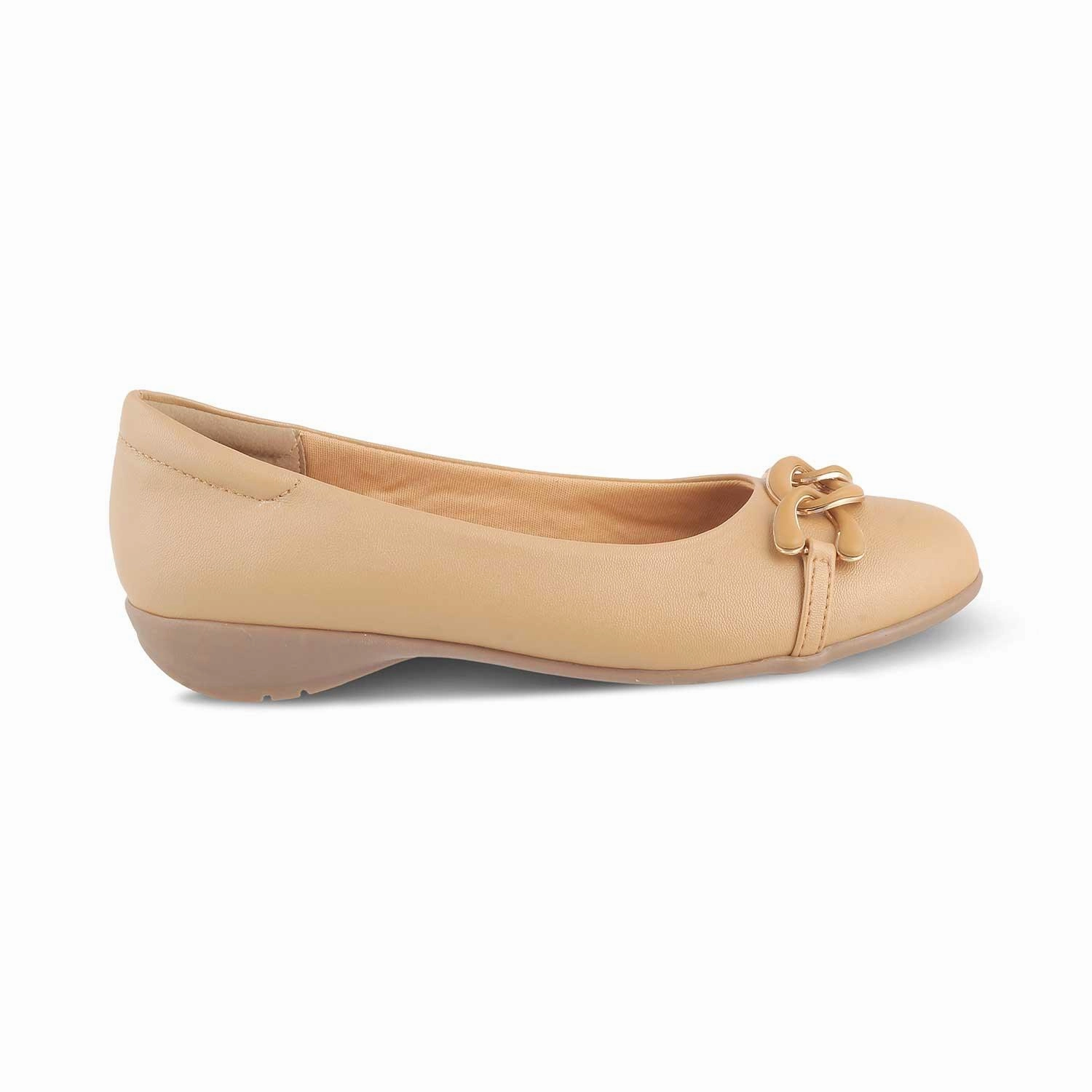 The Verona Beige Women's Dress Ballerinas Tresmode