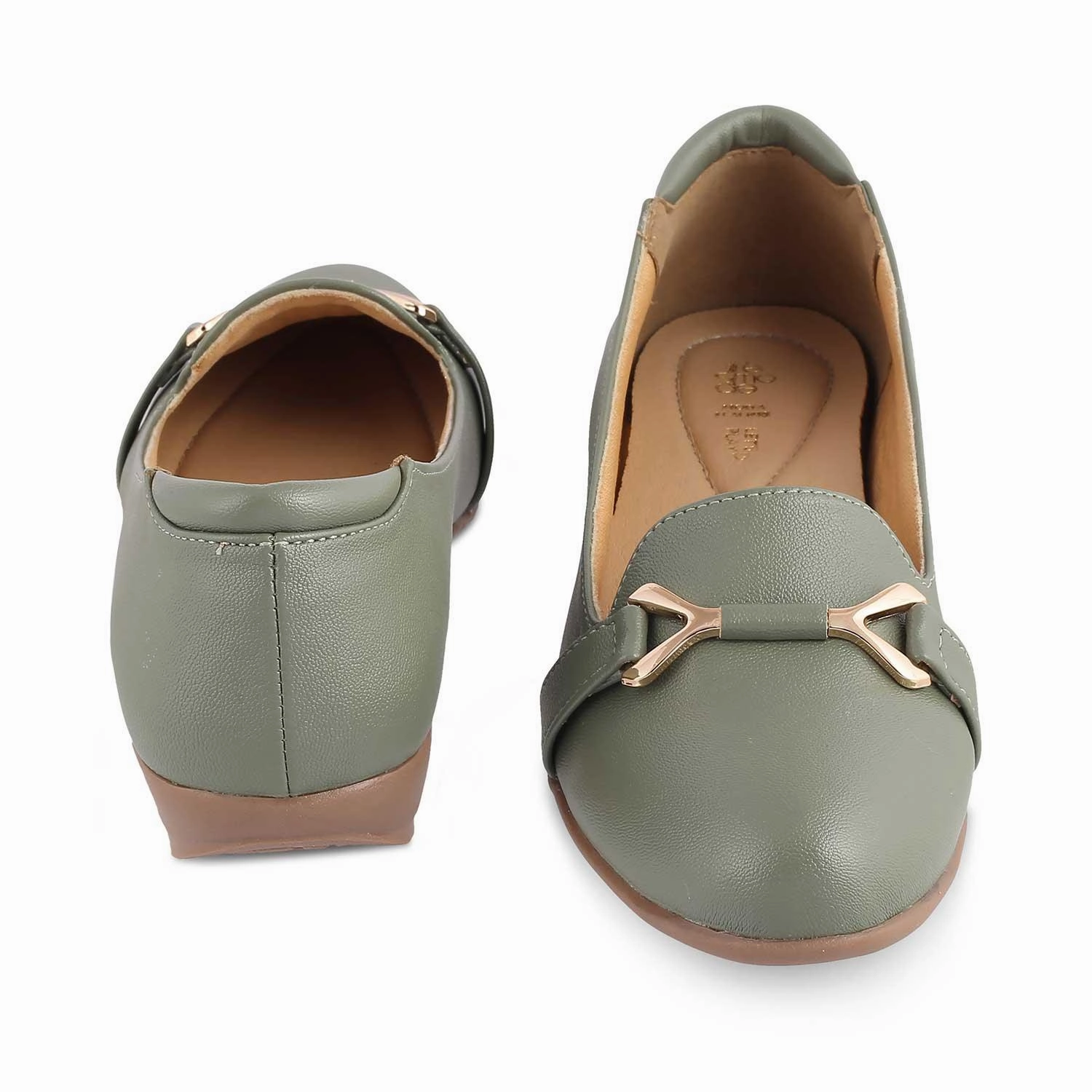 Die Yorky-2 Grün Damen Ballerinas Tresmode