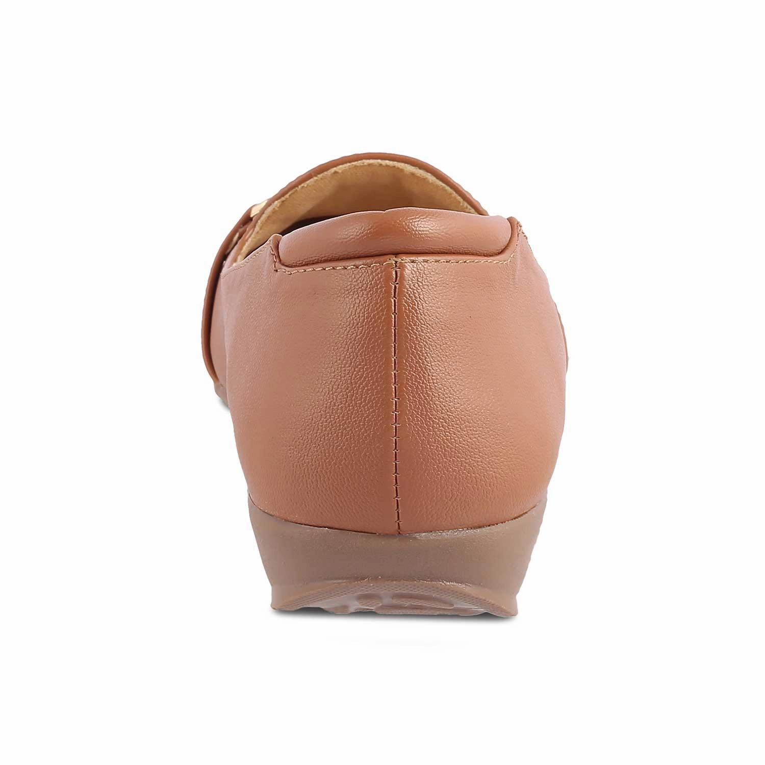 The Yorky-2 Tan Women's Dress Ballerinas Tresmode