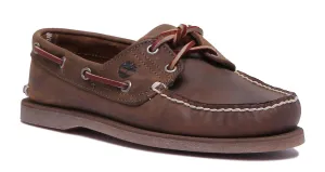 Timberland Classic 2-Loch-Bootsschuh in Braun für Herren Schuhe Timberland