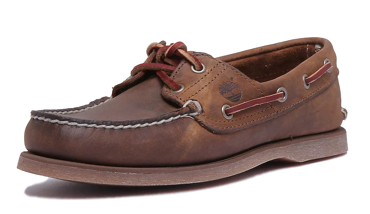 Timberland Classic 2-Loch-Bootsschuh in Braun für Herren Schuhe Timberland