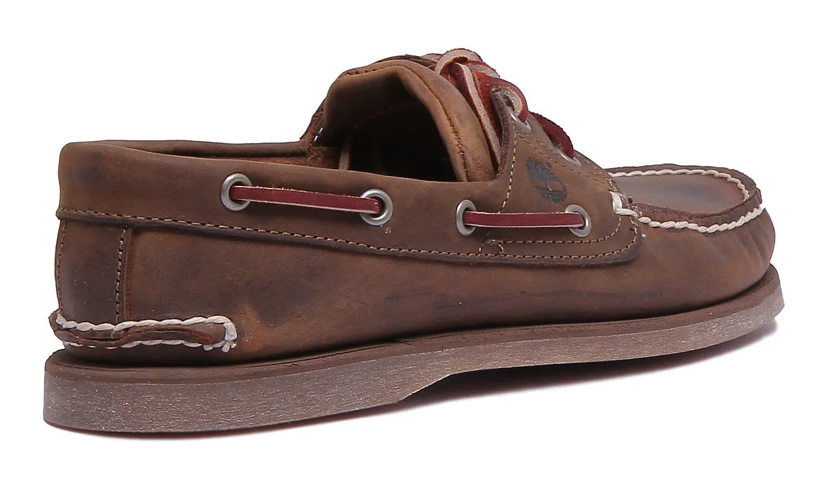 Timberland Classic 2-Loch-Bootsschuh in Braun für Herren Schuhe Timberland