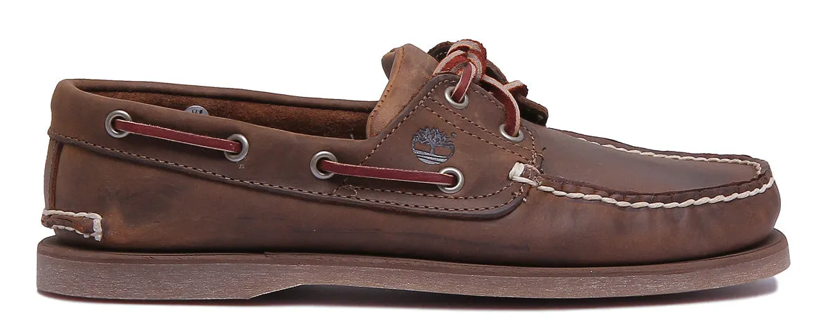 Timberland Classic 2-Loch-Bootsschuh in Braun für Herren Schuhe Timberland