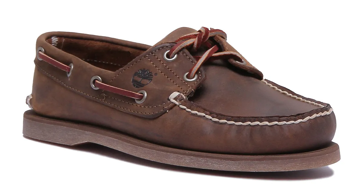 Timberland Classic 2-Loch-Bootsschuh in Braun für Herren Schuhe Timberland