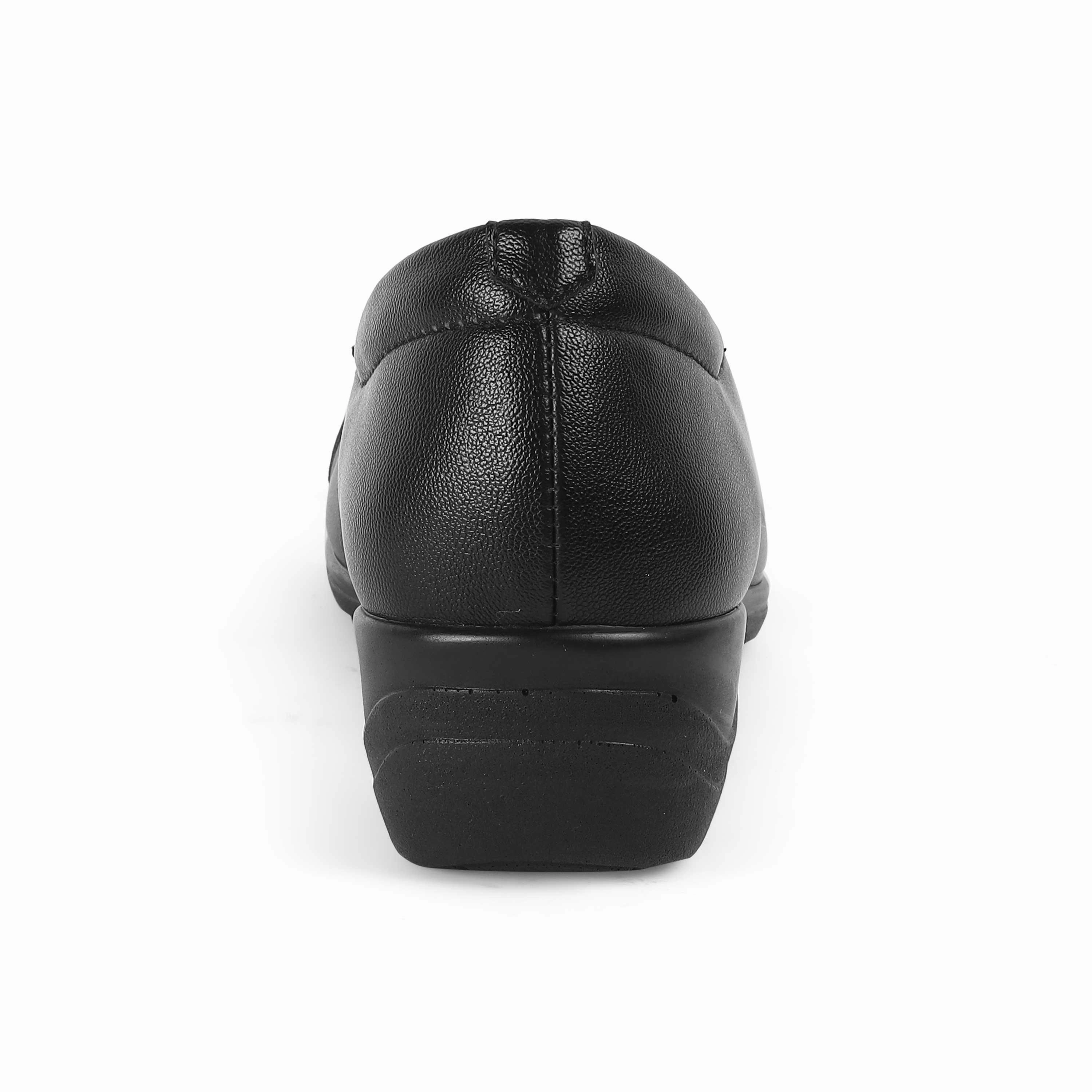 Tresmode Sanz Black Women's Casual Wedge Ballerinas