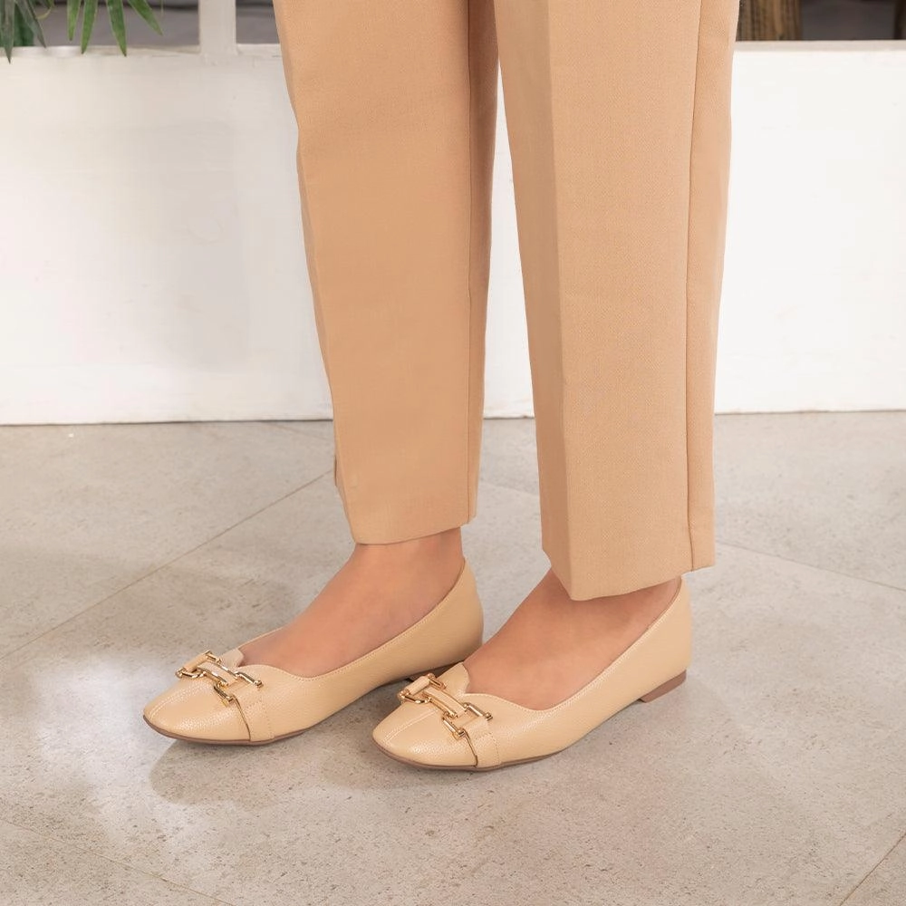 Tresmode Straford Beige Ballerinas Damen