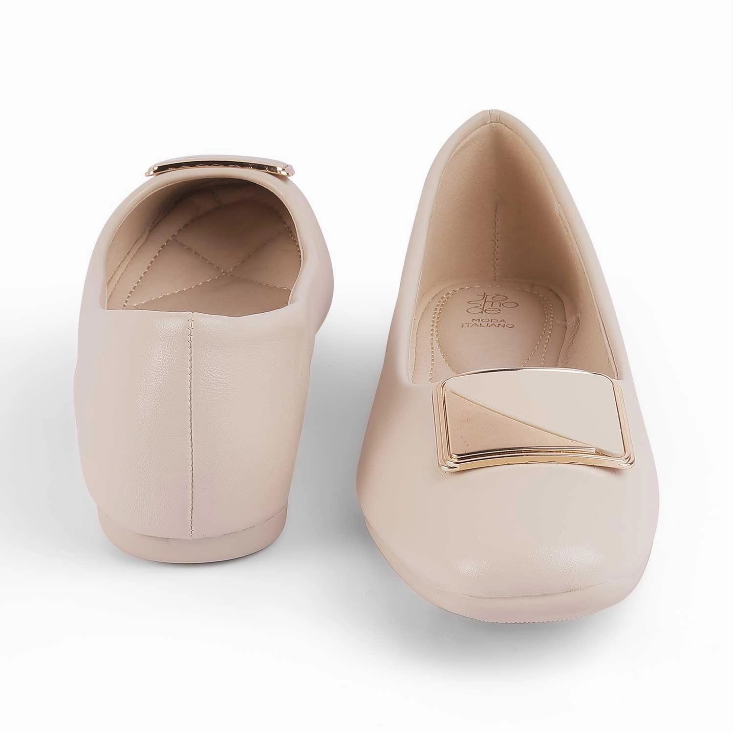 Tresmode Treci Weiße Ballerinas für Damen