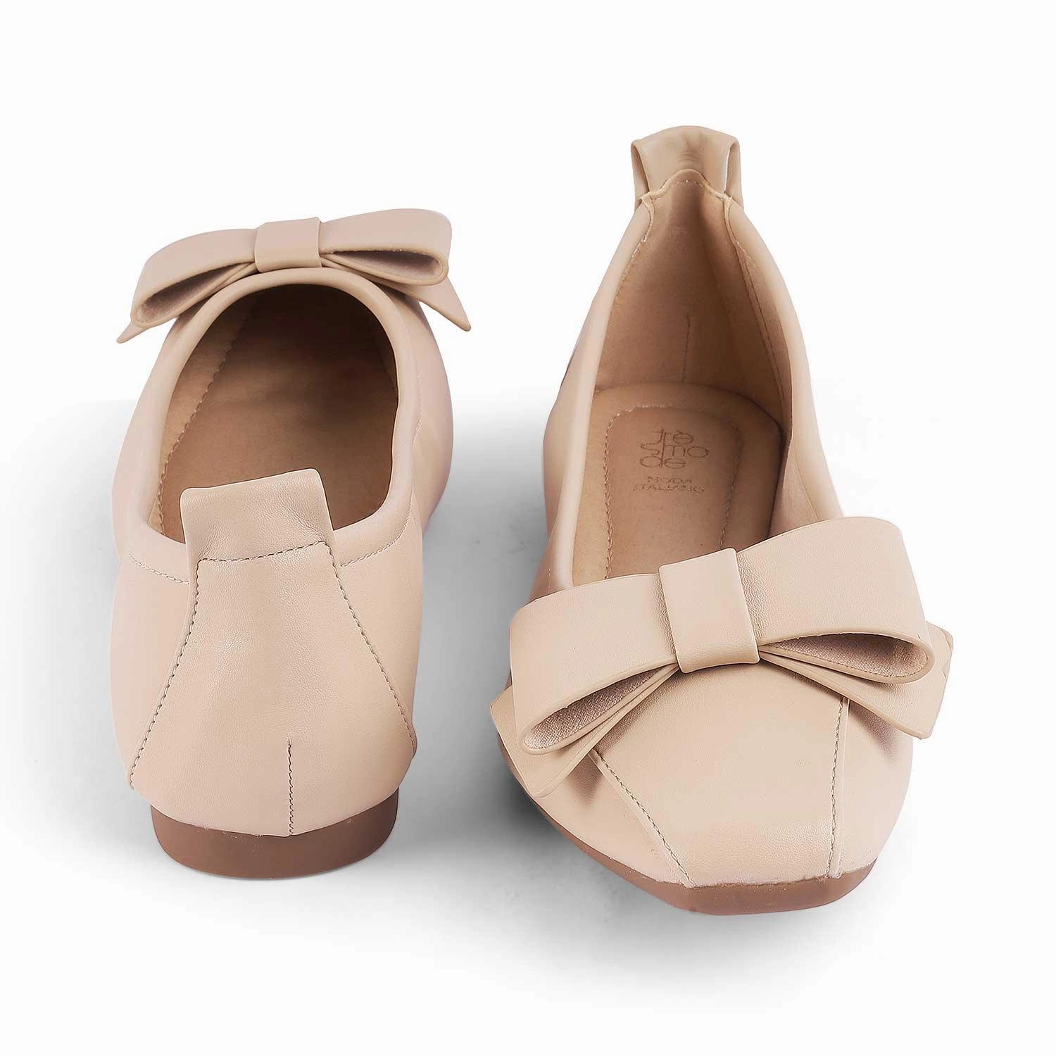 Tresmode Treiu Beige Ballerinas für Damen