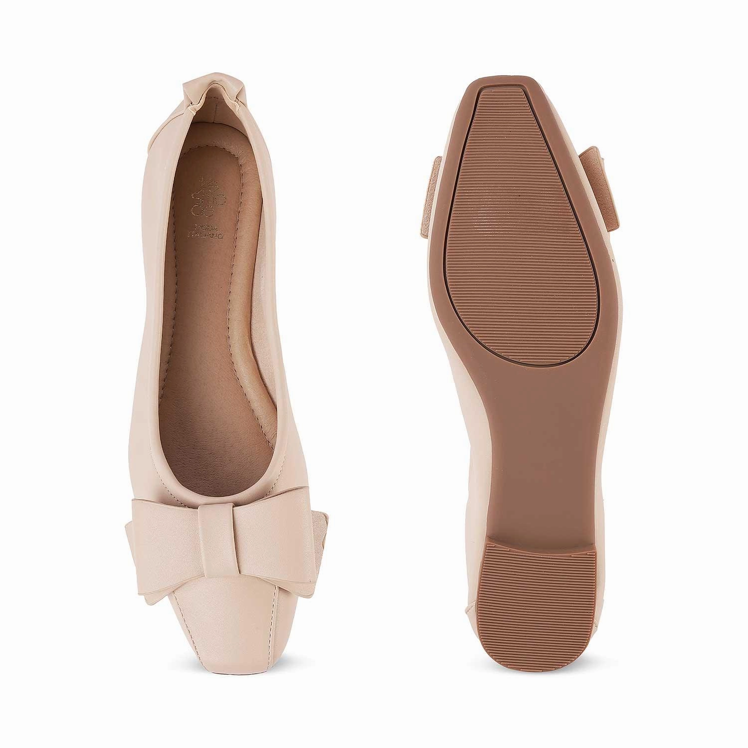 Tresmode Treiu Beige Ballerinas für Damen