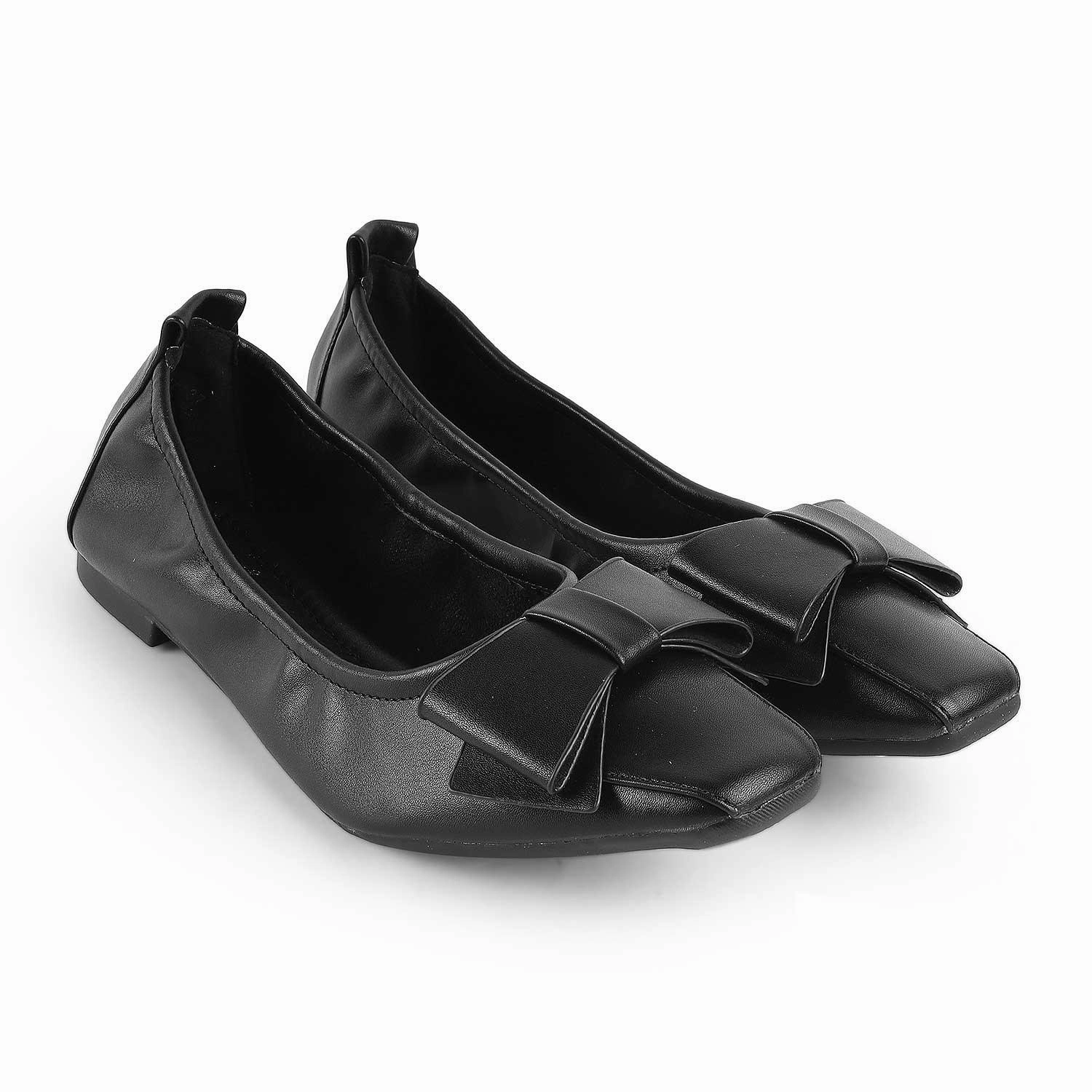 Tresmode Treiu Black Women's Dress Ballerinas