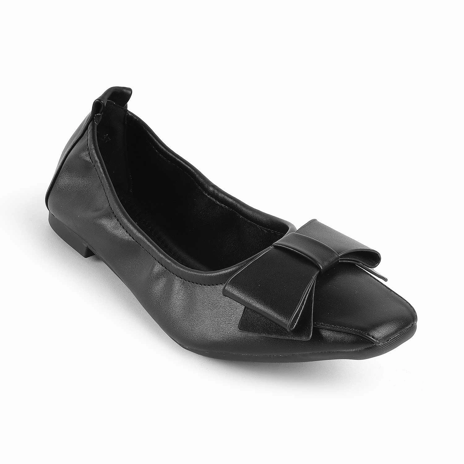 Tresmode Treiu Black Women's Dress Ballerinas