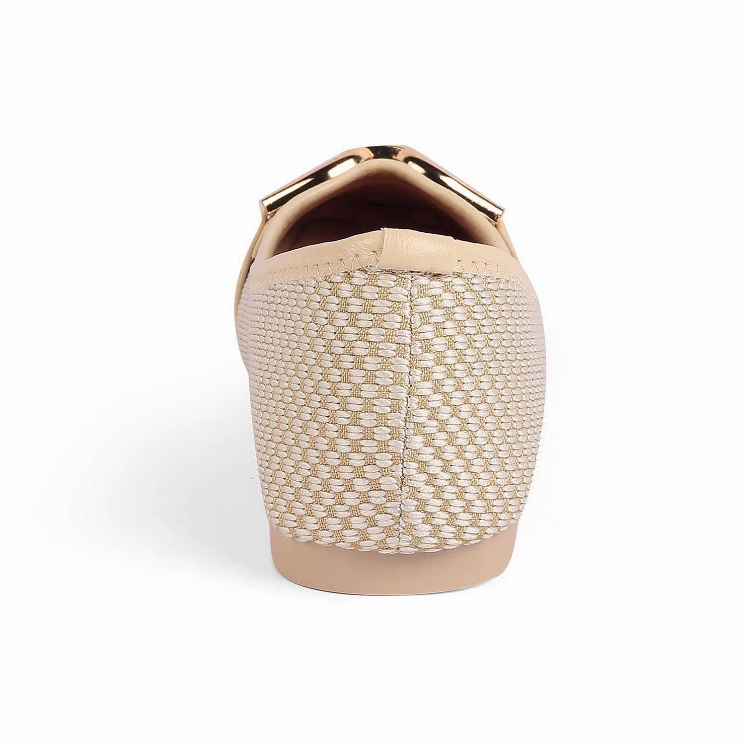 Tresmode Yolky Beige Women's Dress Ballerinas