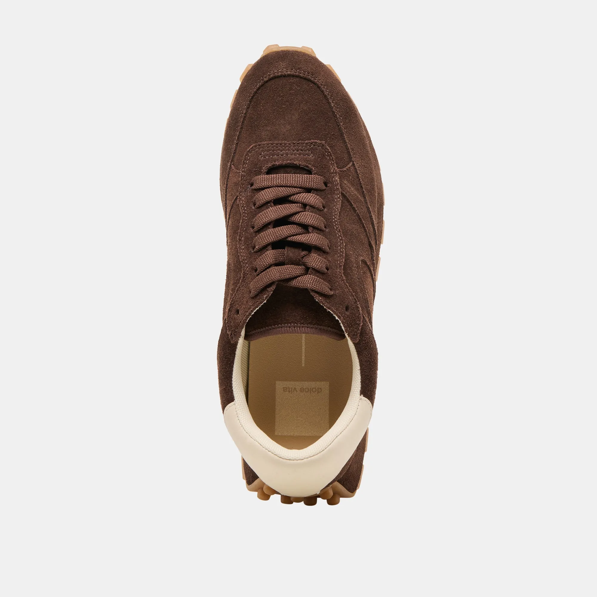 TRICIA SNEAKERS DK BRAUN WILDLEDER