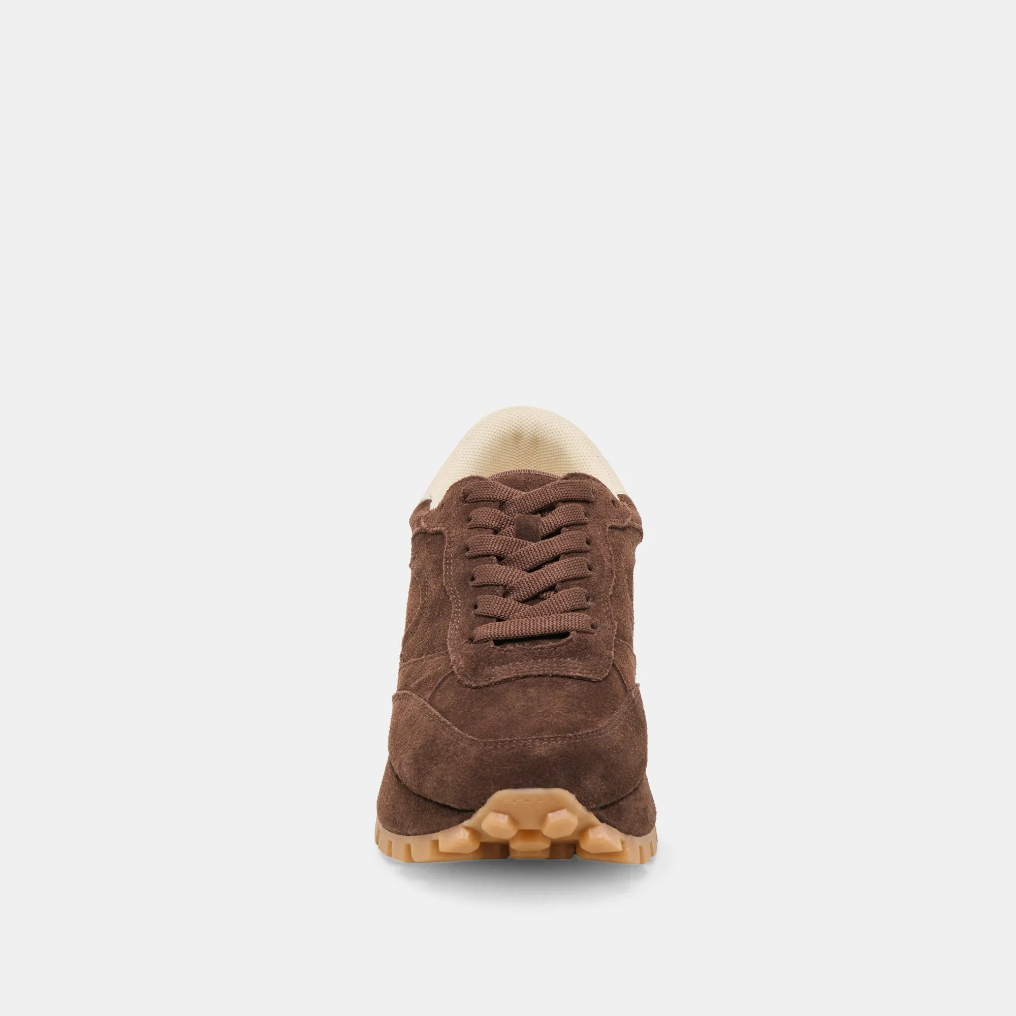 TRICIA SNEAKERS DK BRAUN WILDLEDER