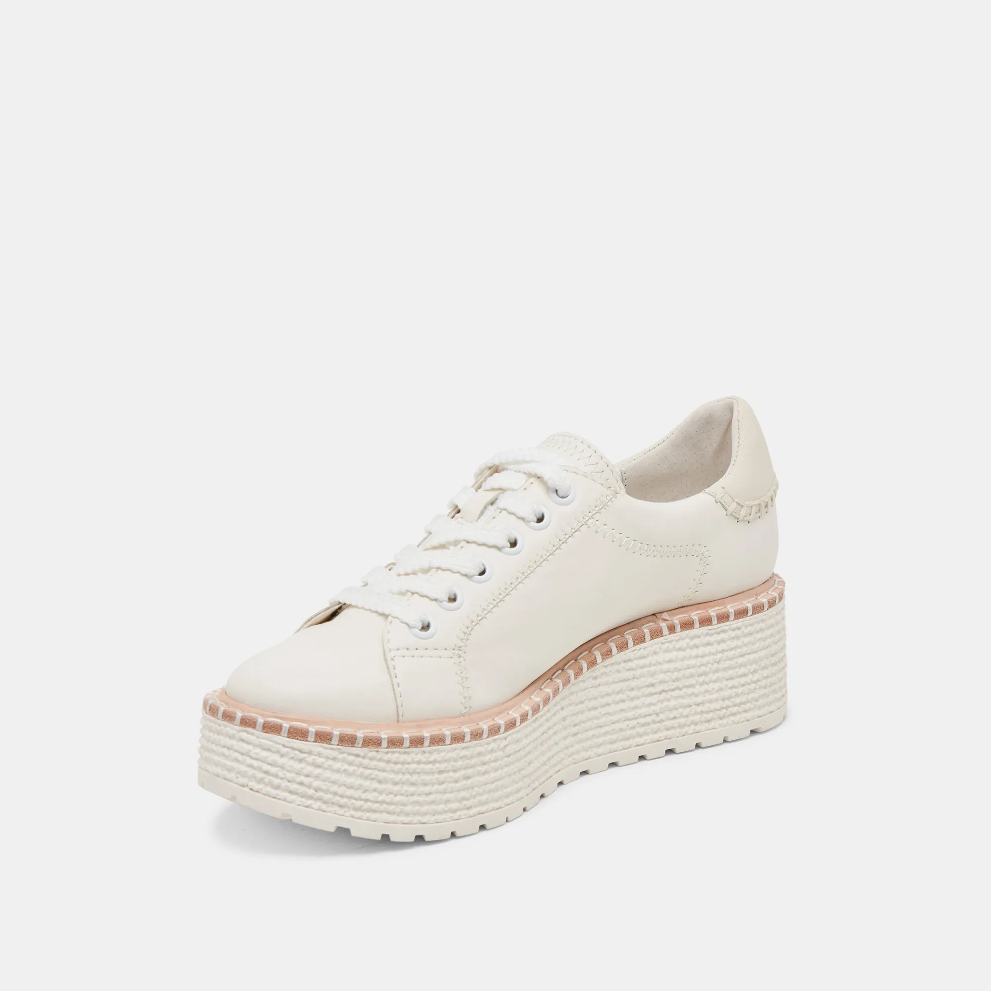 TWAIN SNEAKER WEISSES LEDER