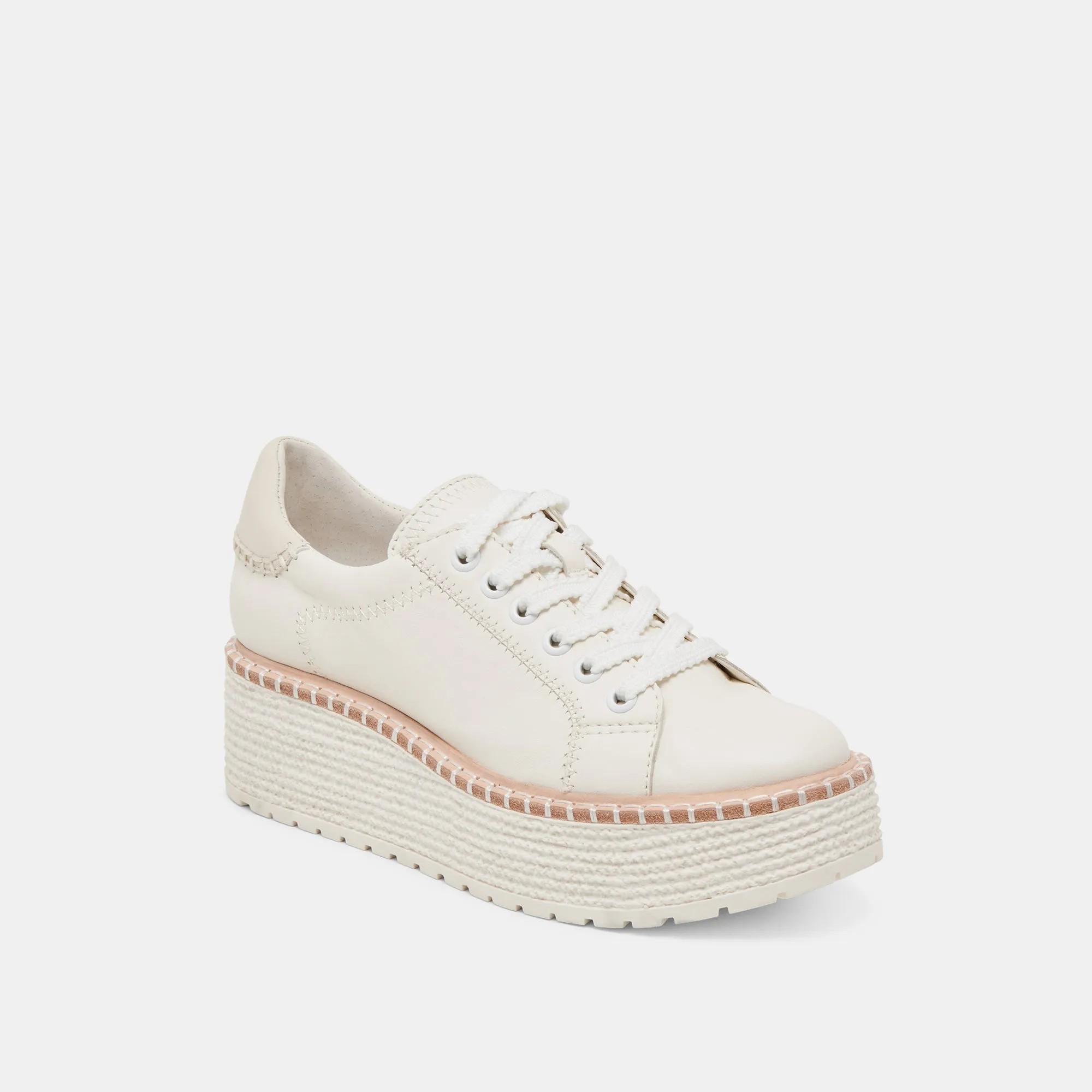 TWAIN SNEAKER WEISSES LEDER